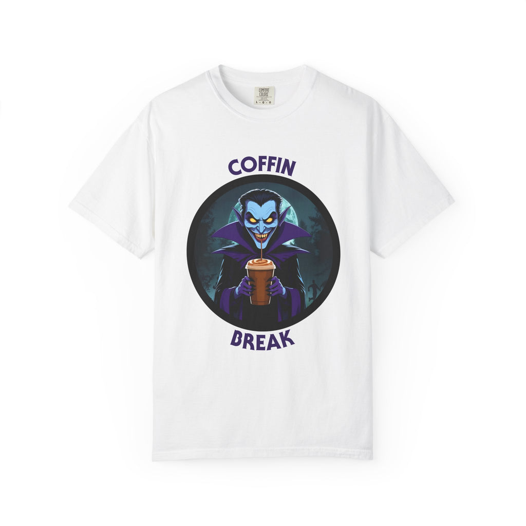 Coffin Break T-shirt (Even vampires need caffeine)