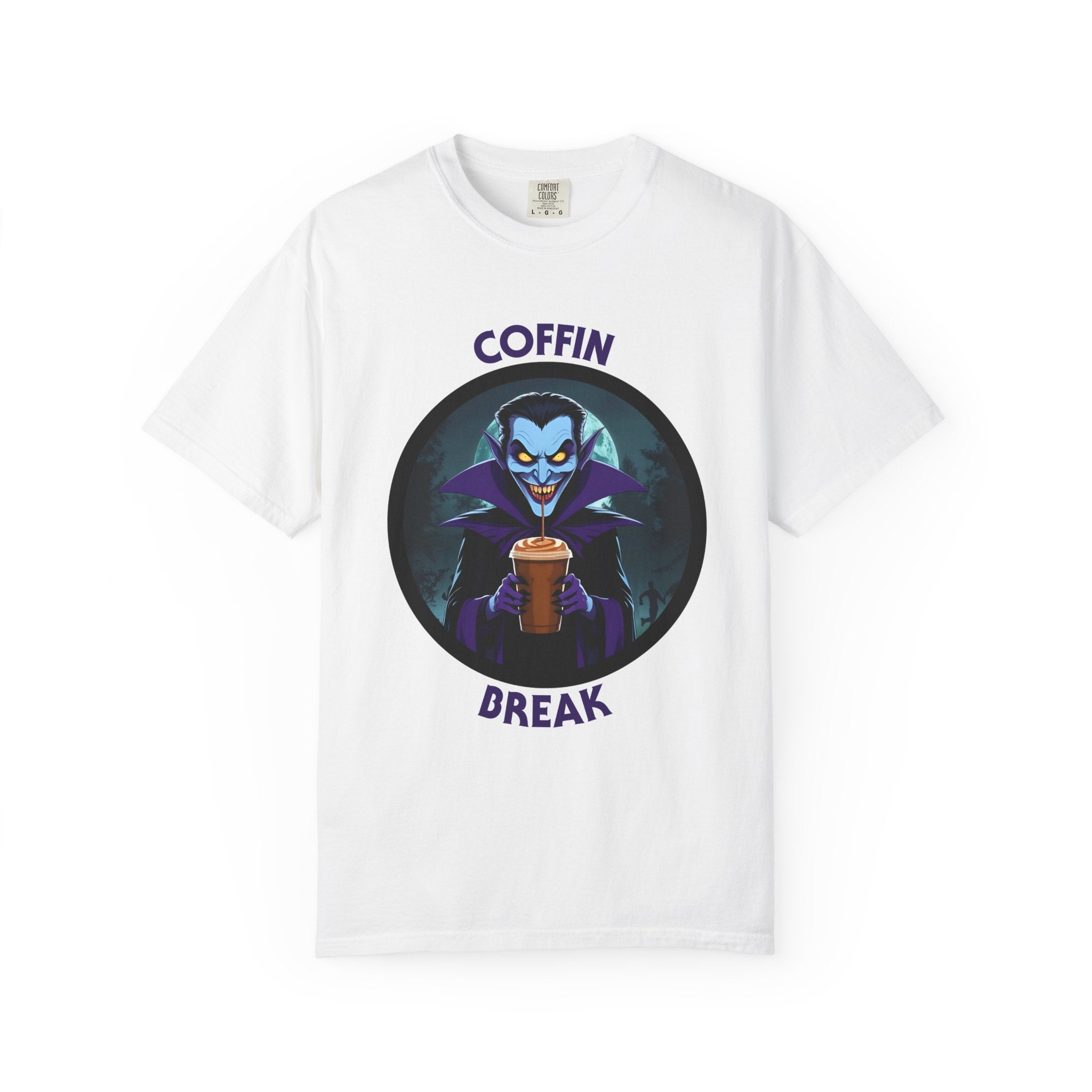 Coffin Break T-shirt (Even vampires need caffeine)