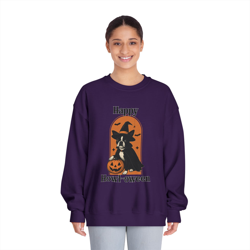 Happy Howl-Oween (Halloween Sweatshirt For Dog Lovers)
