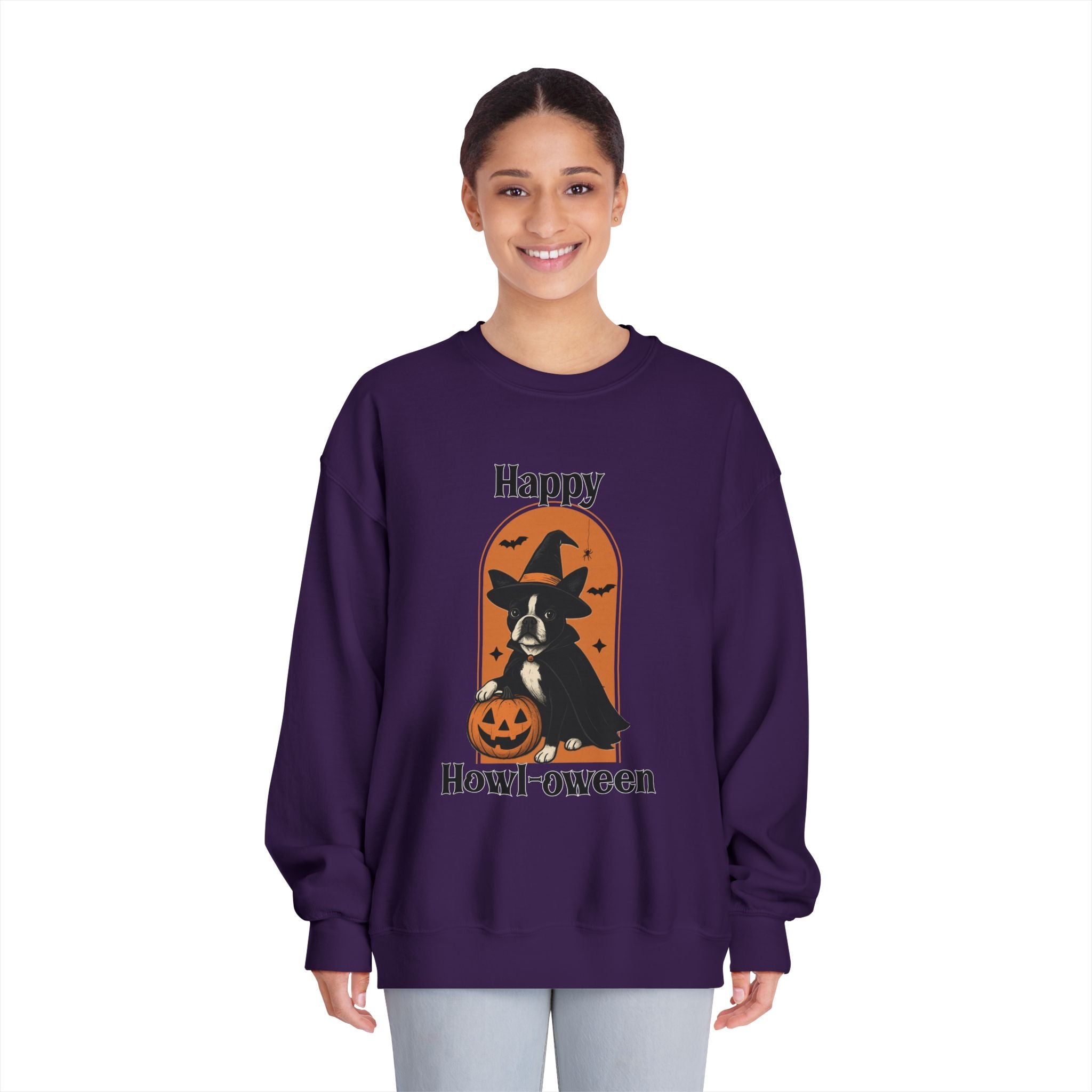 Happy Howl-Oween (Halloween Sweatshirt For Dog Lovers)