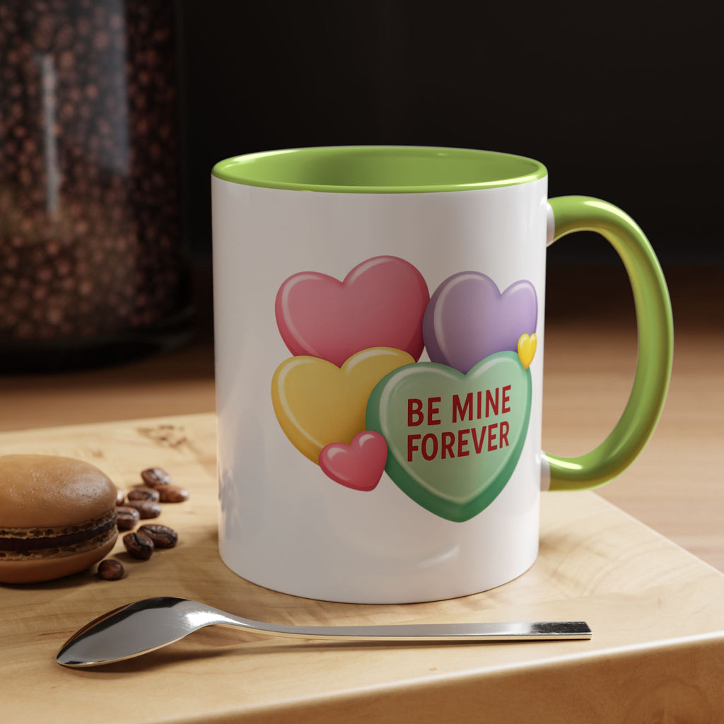 Be Mine Forever Valentine’s Day Mug – Cute Candy Heart Coffee Cup | Romantic Gift for Him or Her