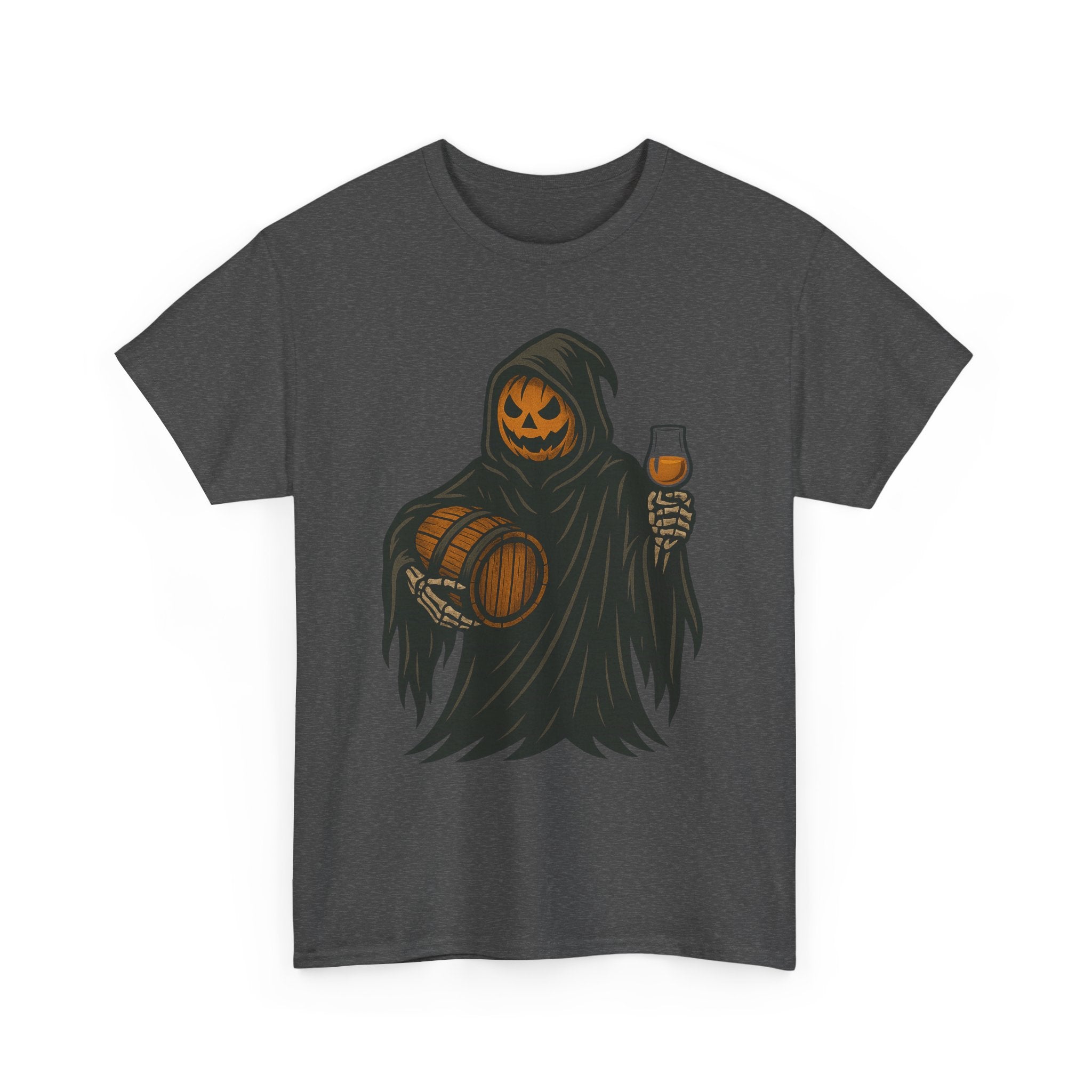 Pumpkin Reaper Bourbon Halloween T-Shirt