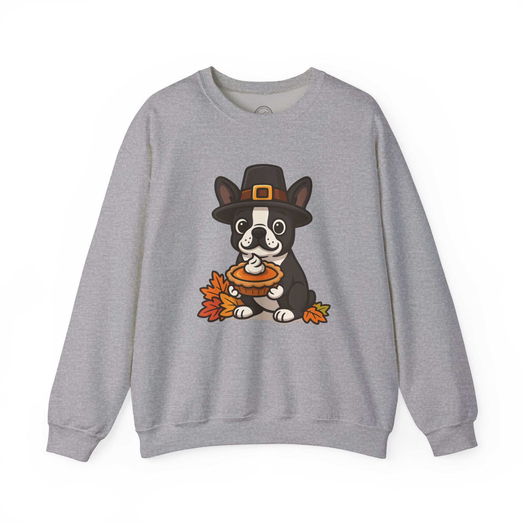 Boston Terrier Pilgrim Thanksgiving Sweatshirt