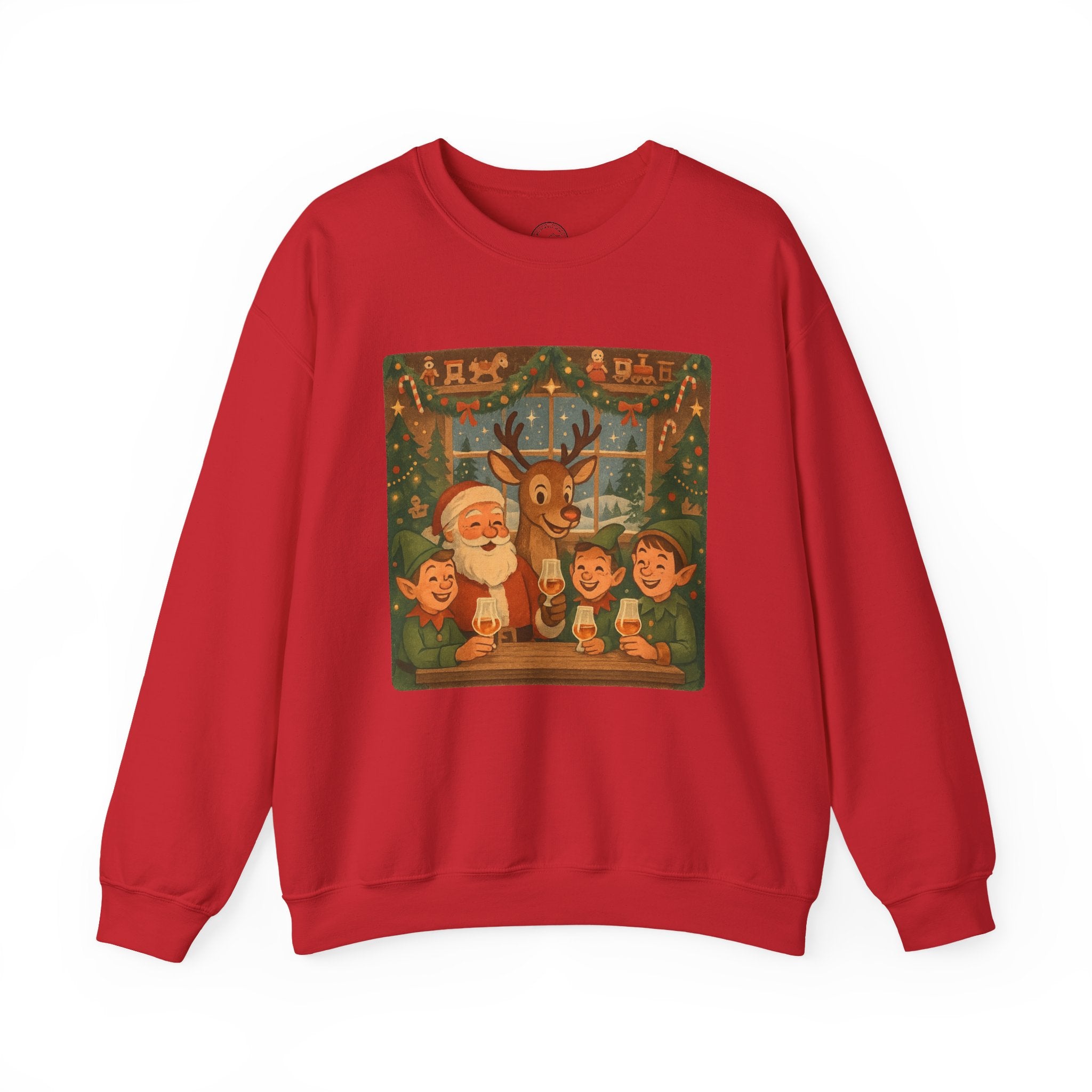Santa’s Bourbon Break Christmas Sweatshirt