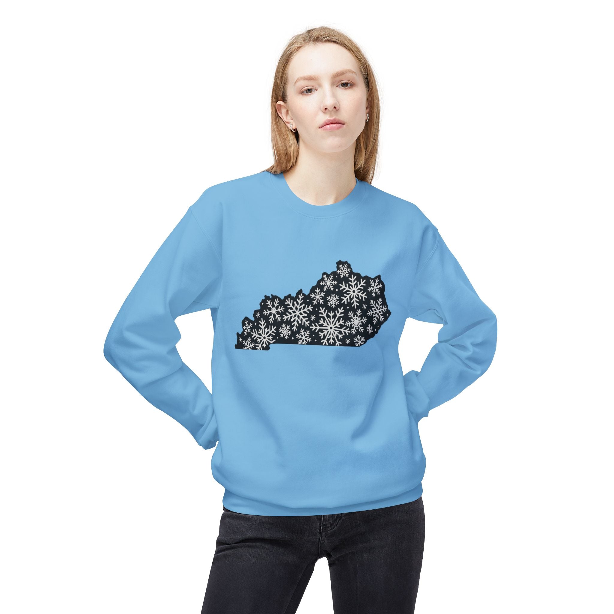 Snowflakes Over Kentucky Winter Sweatshirt