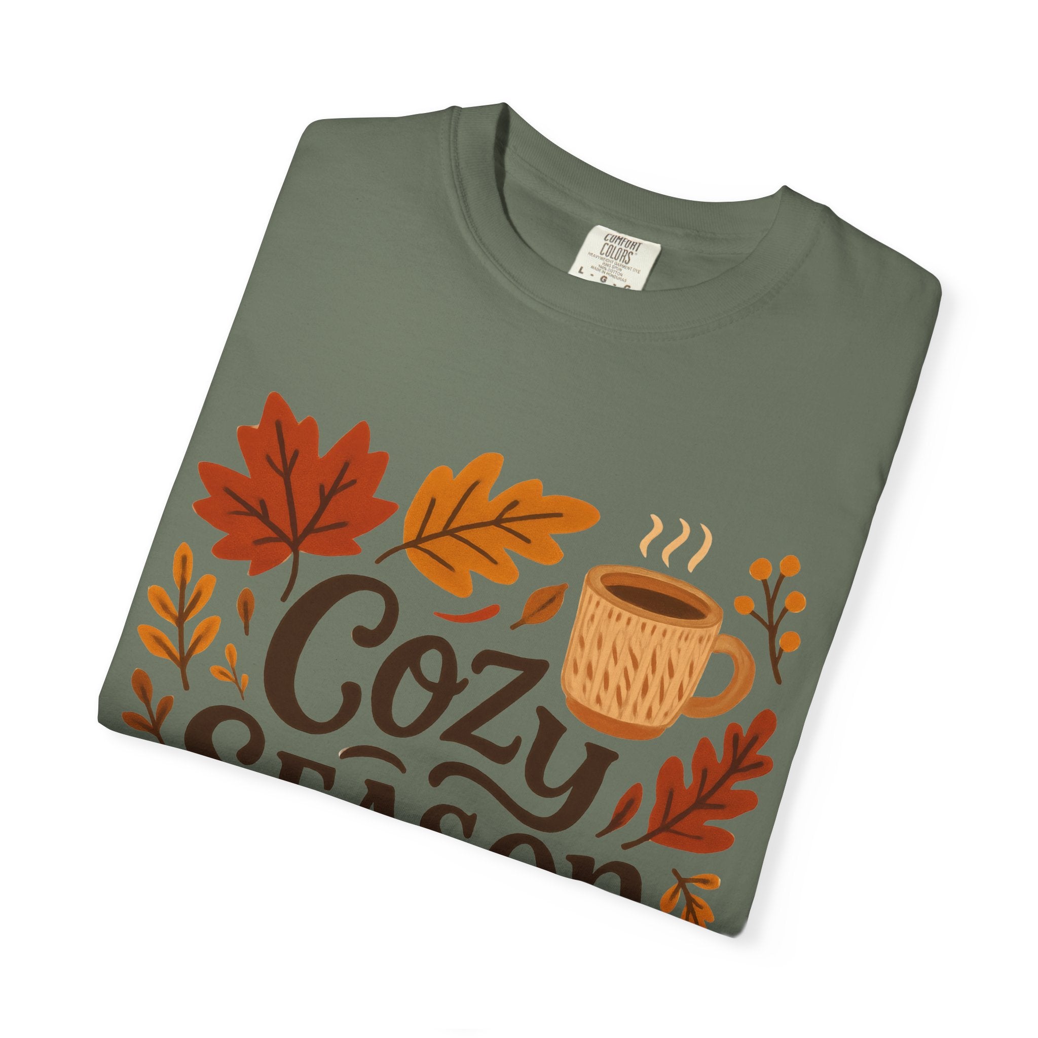 Cozy Season Unisex T-shirt, Fall Fashion Tee, Autumn Apparel, Gift for Him/Her, Pumpkin Spice Shirt, Relaxing Vibes