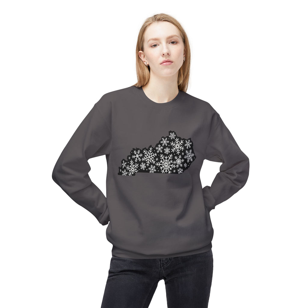 Snowflakes Over Kentucky Winter Sweatshirt