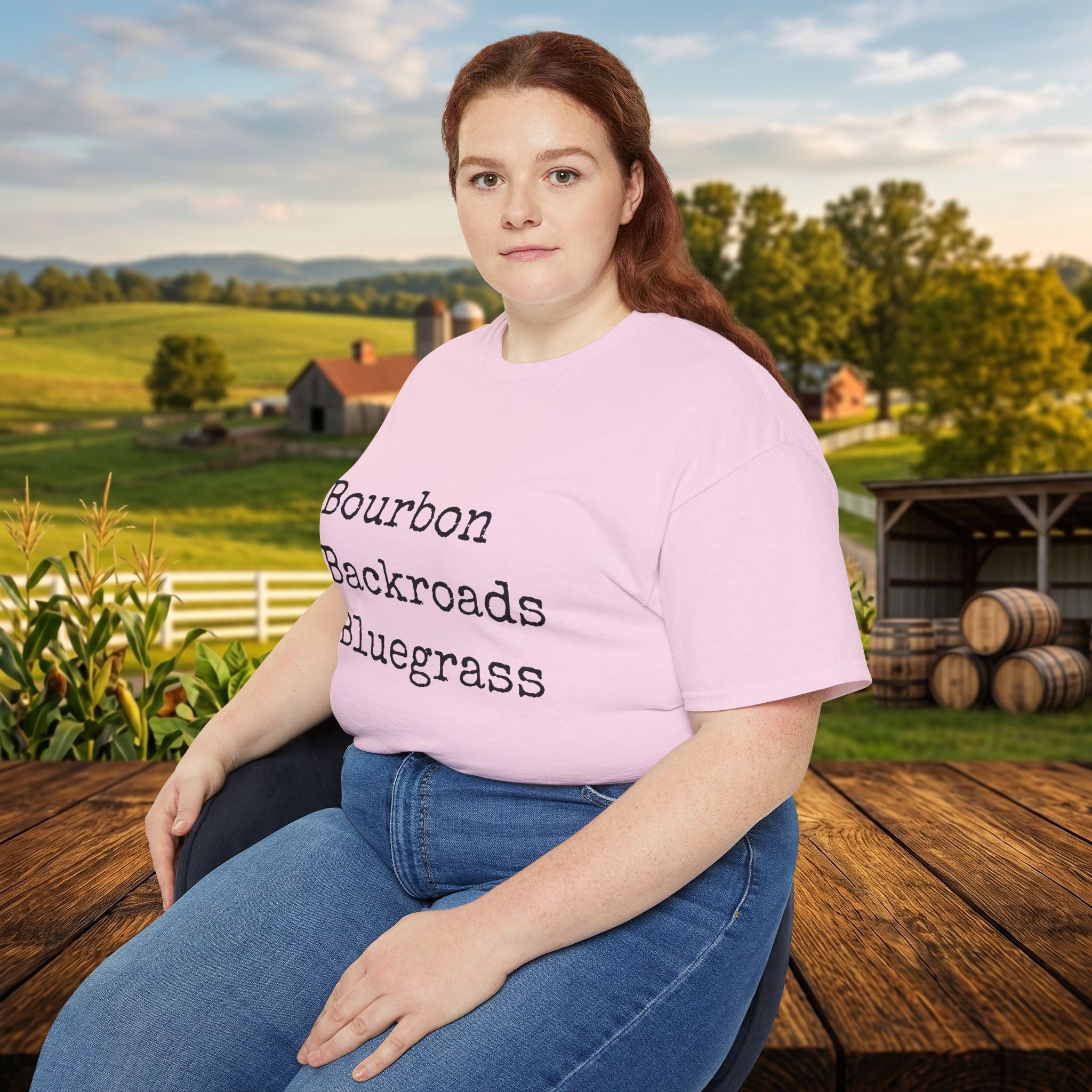 Bourbon Backroads Bluegrass Kentucky T-Shirt | Southern Comfort Graphic Tee