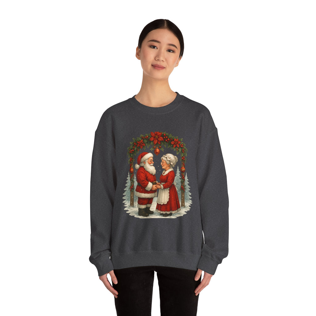 Santa & Mrs. Claus Christmas Wedding Arch T-Shirt & Sweatshirt