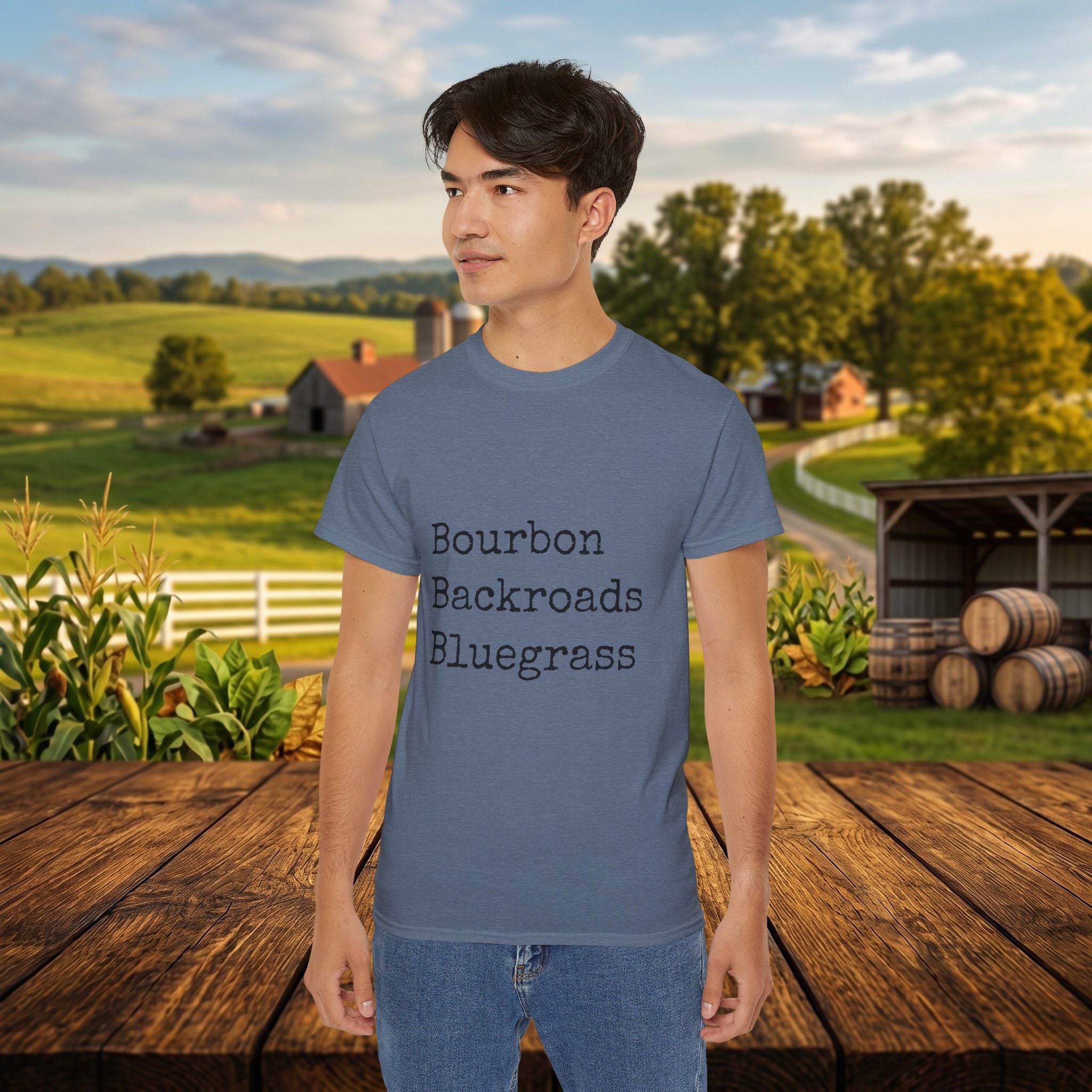 Bourbon Backroads Bluegrass Kentucky T-Shirt | Southern Comfort Graphic Tee