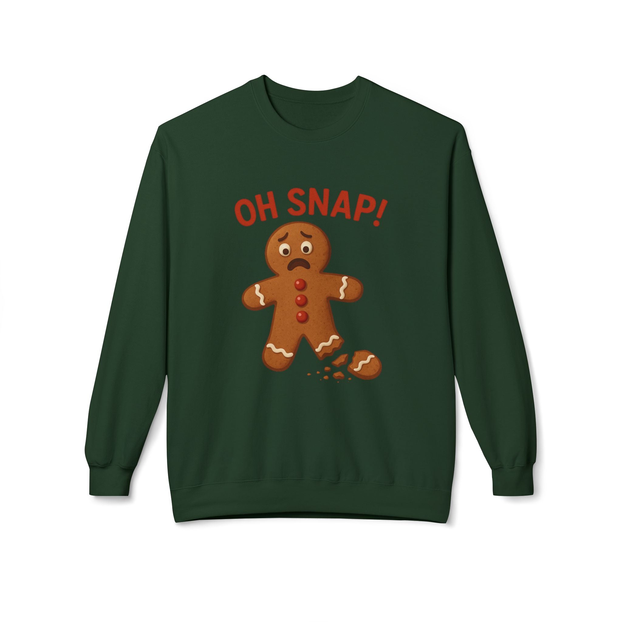 Oh Snap! Funny Gingerbread Christmas Sweatshirt