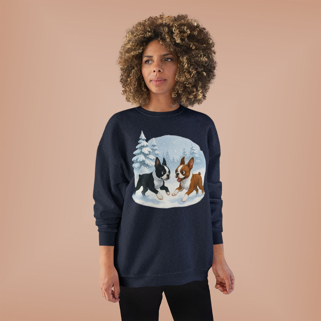 Boston Terriers Winter Wonderland Sweatshirt