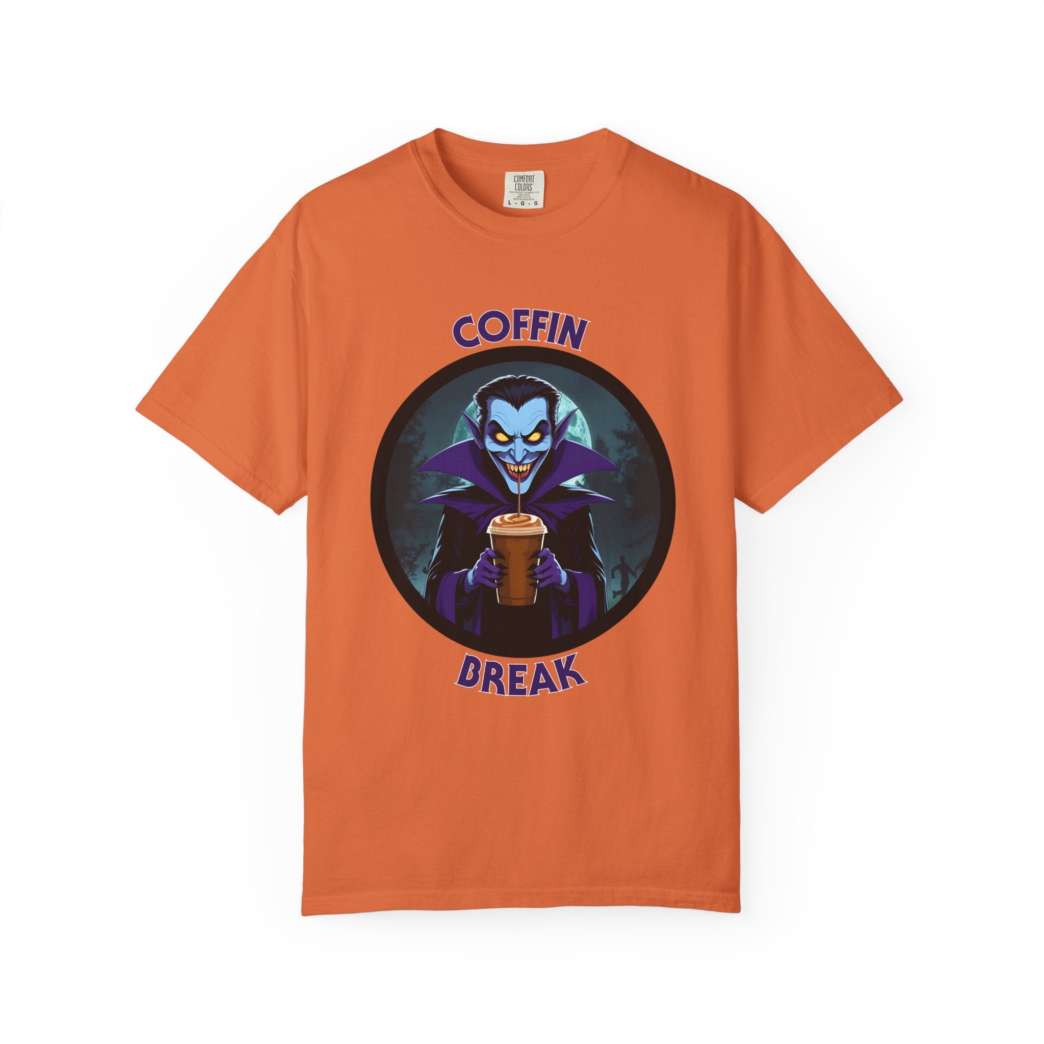 Coffin Break T-shirt (Even vampires need caffeine)