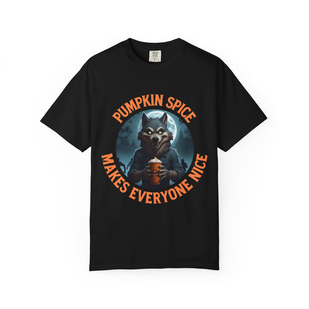 Pumpkin Spice Werewolf Halloween Shirt – Fall Coffee Lovers Tee