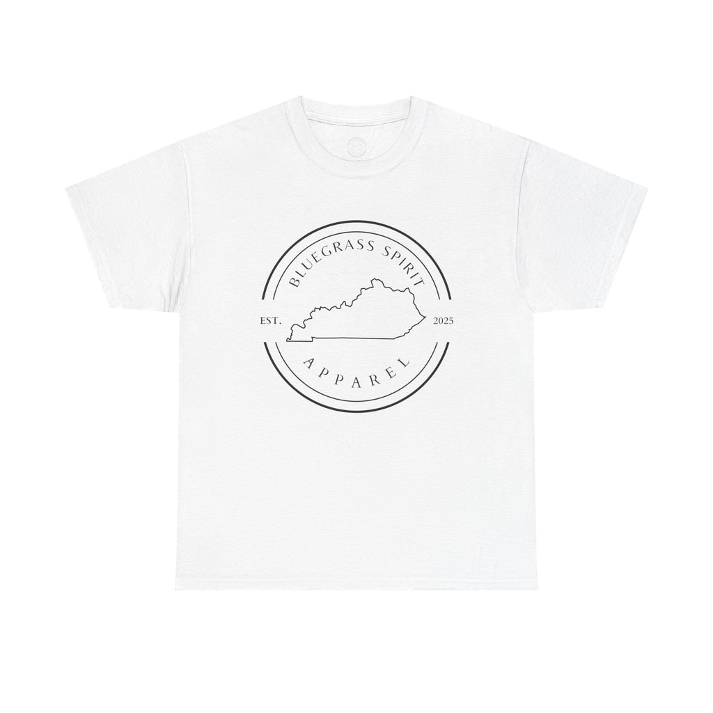 Bluegrass Spirit Logo Promo T-Shirt | Front Logo + QR Code Back (Light)