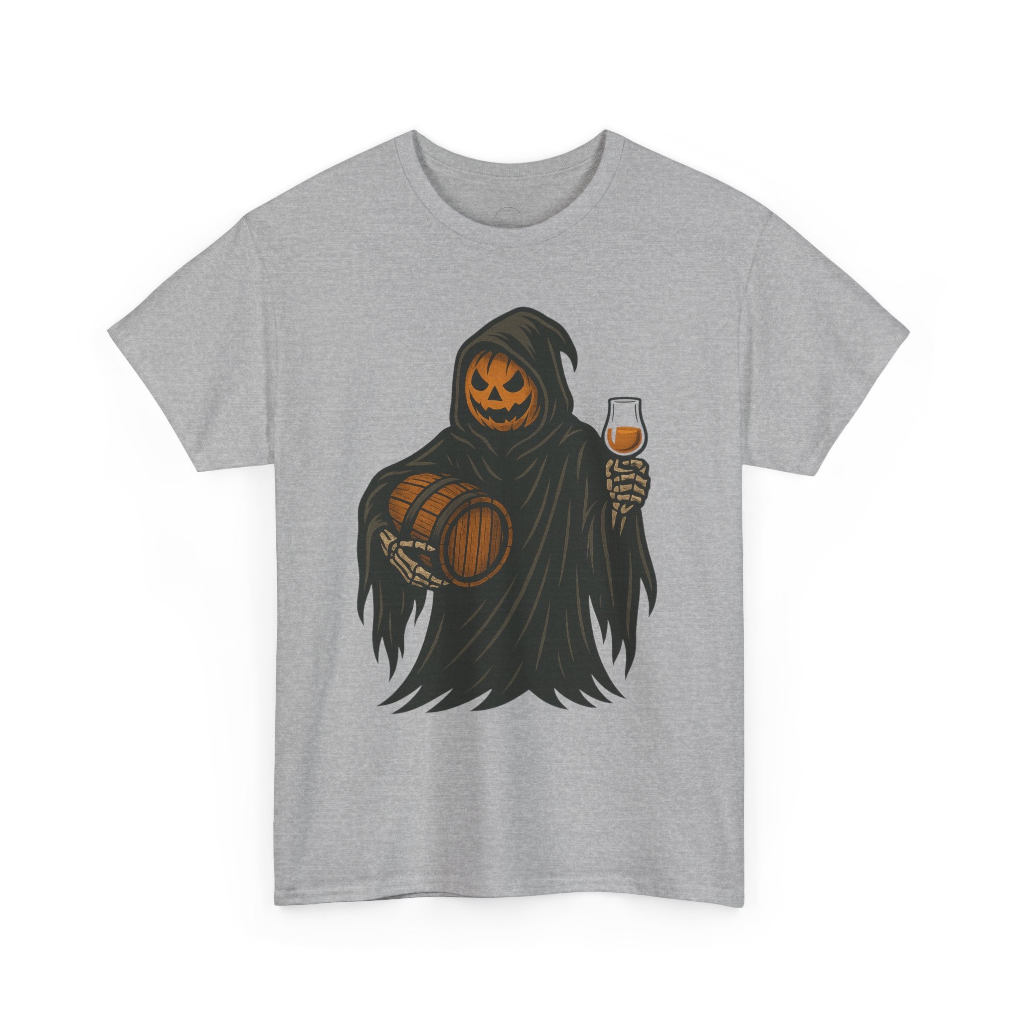Pumpkin Reaper Bourbon Halloween T-Shirt