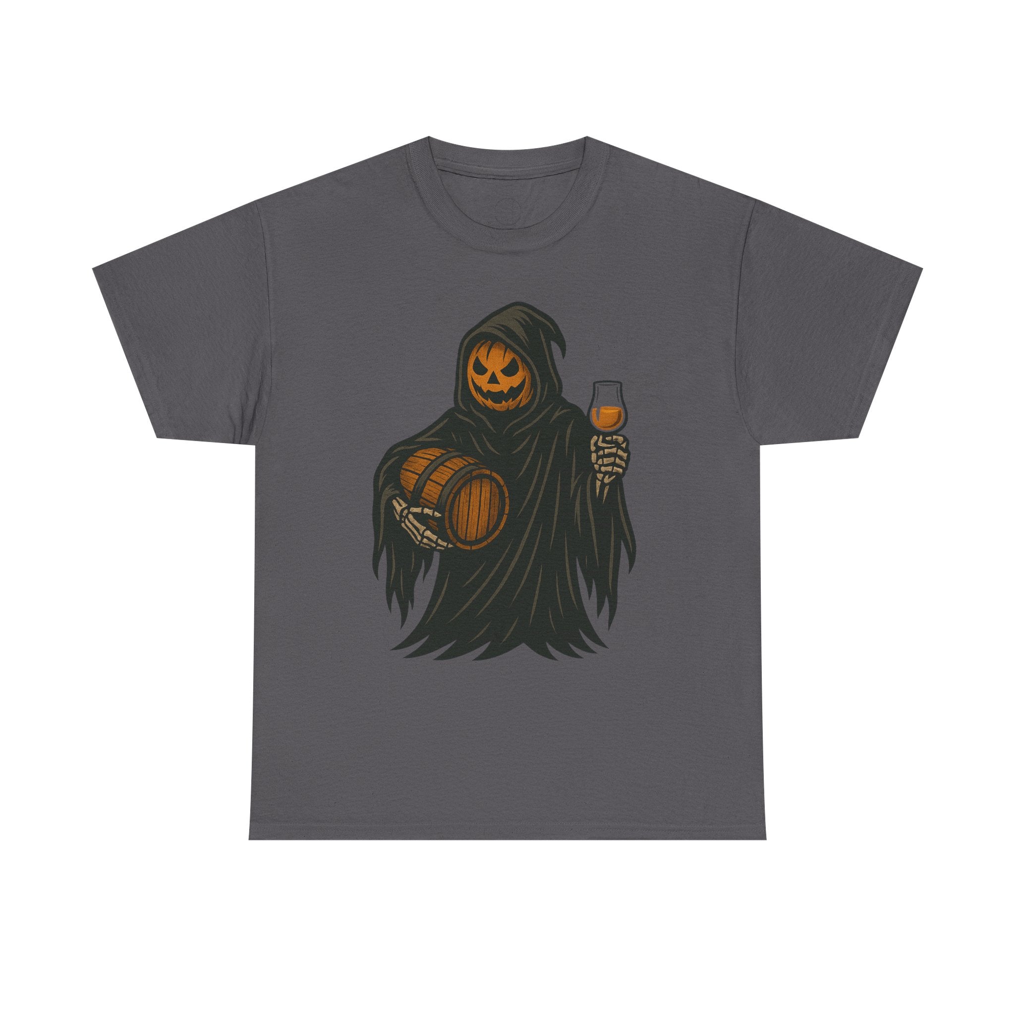 Pumpkin Reaper Bourbon Halloween T-Shirt