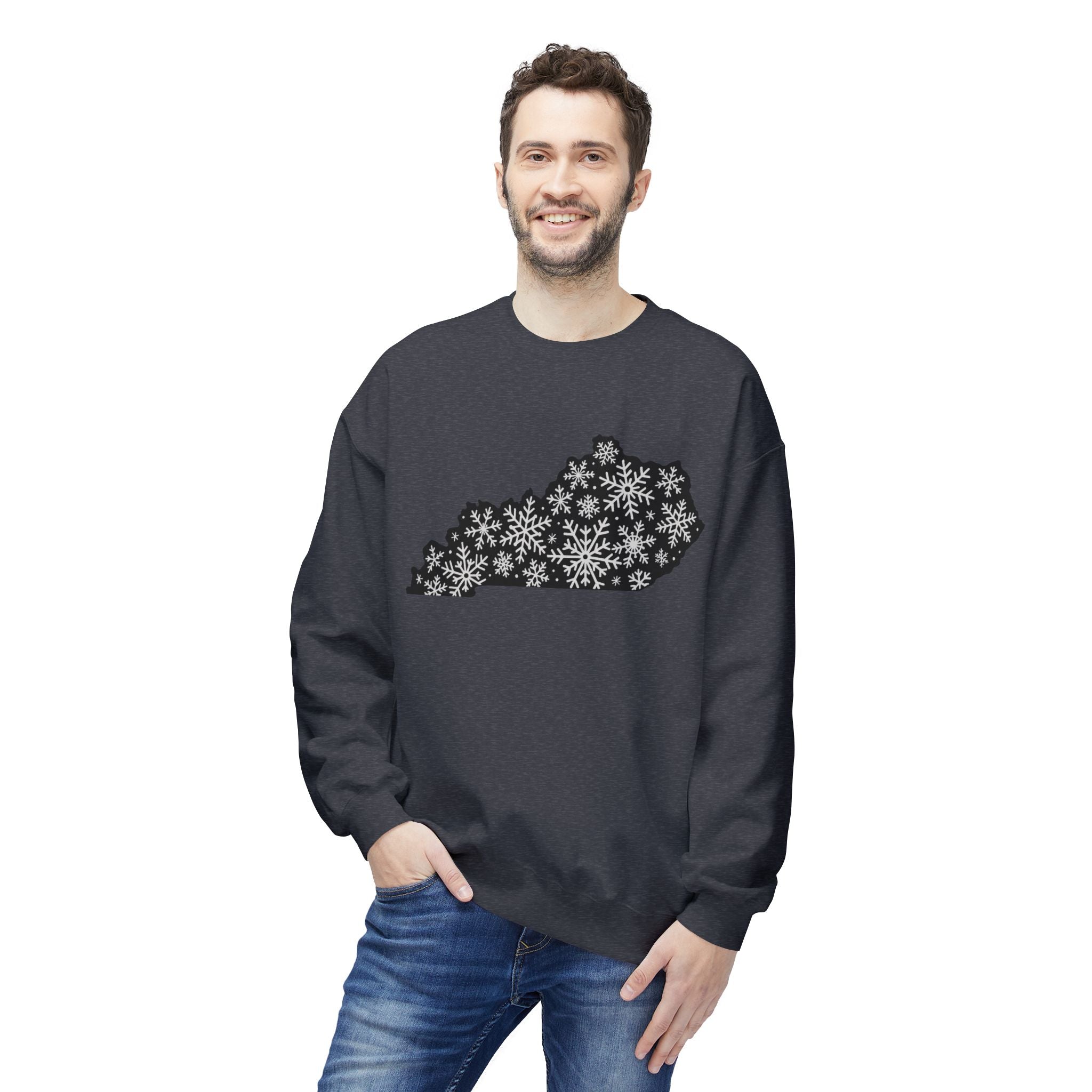 Snowflakes Over Kentucky Winter Sweatshirt