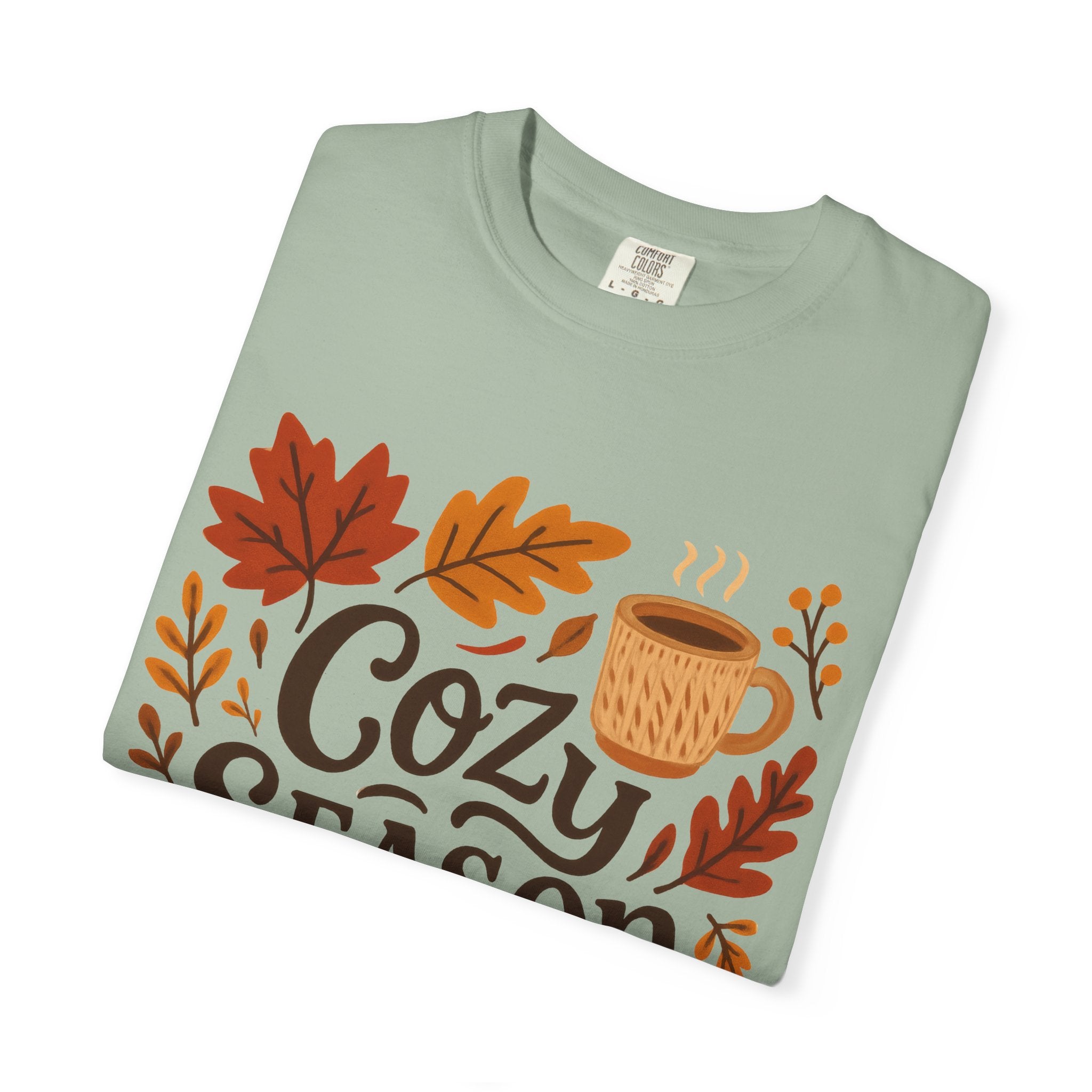 Cozy Season Unisex T-shirt, Fall Fashion Tee, Autumn Apparel, Gift for Him/Her, Pumpkin Spice Shirt, Relaxing Vibes