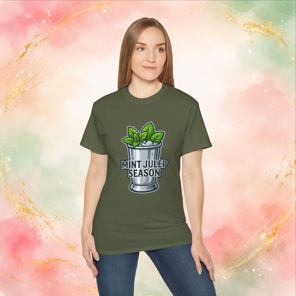 Mint Julep Season T-Shirt | Derby Drink Shirt | Kentucky Horse Racing Graphic Tee
