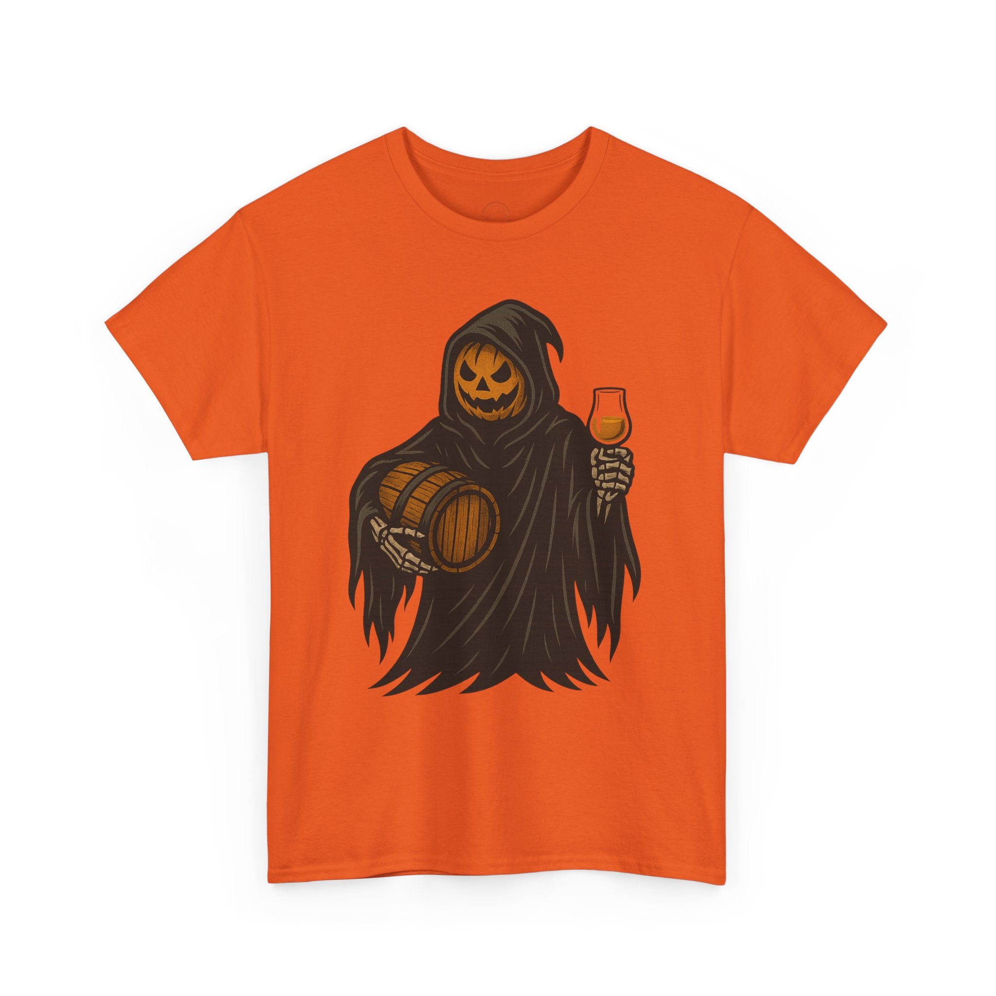 Pumpkin Reaper Bourbon Halloween T-Shirt