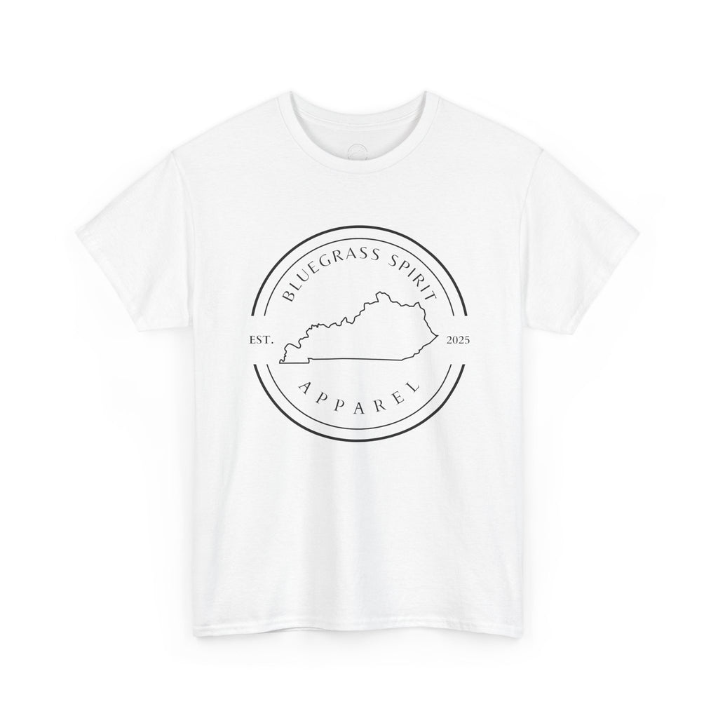 Bluegrass Spirit Logo Promo T-Shirt | Front Logo + QR Code Back (Light)