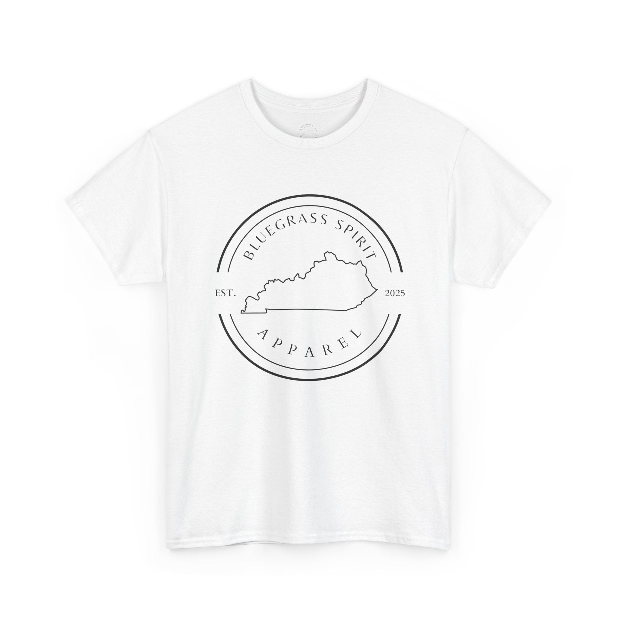 Bluegrass Spirit Logo Promo T-Shirt | Front Logo + QR Code Back (Light)