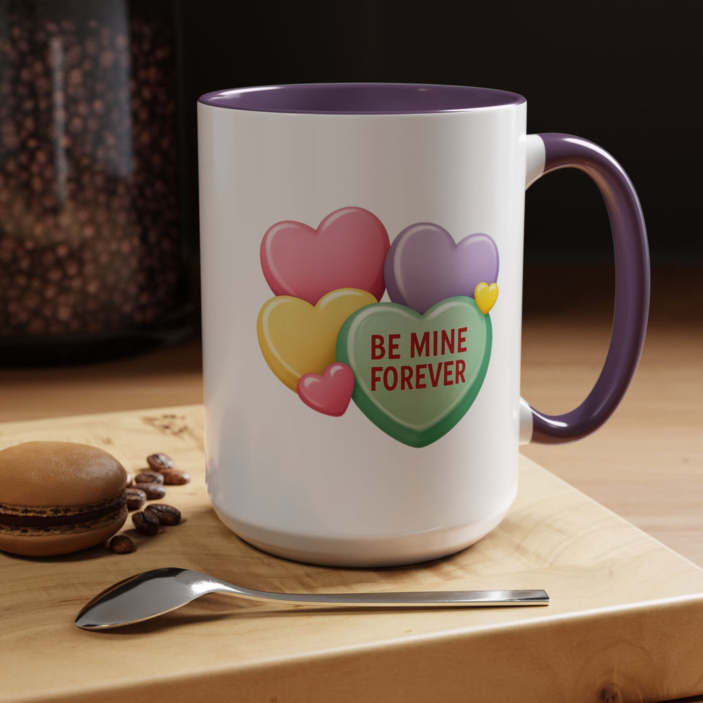 Be Mine Forever Valentine’s Day Mug – Cute Candy Heart Coffee Cup | Romantic Gift for Him or Her