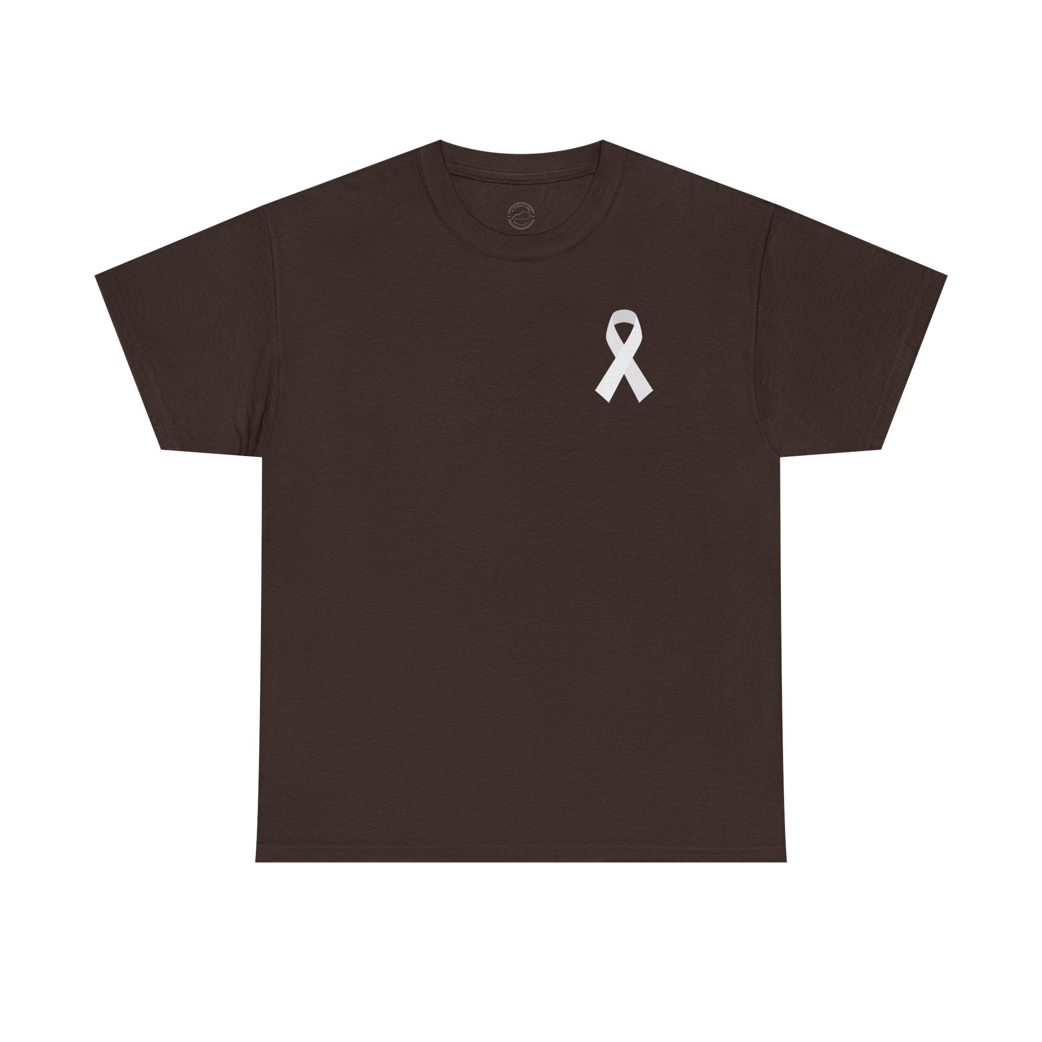 Breathe Hope – White Flower Lung Cancer Awareness T-Shirt
