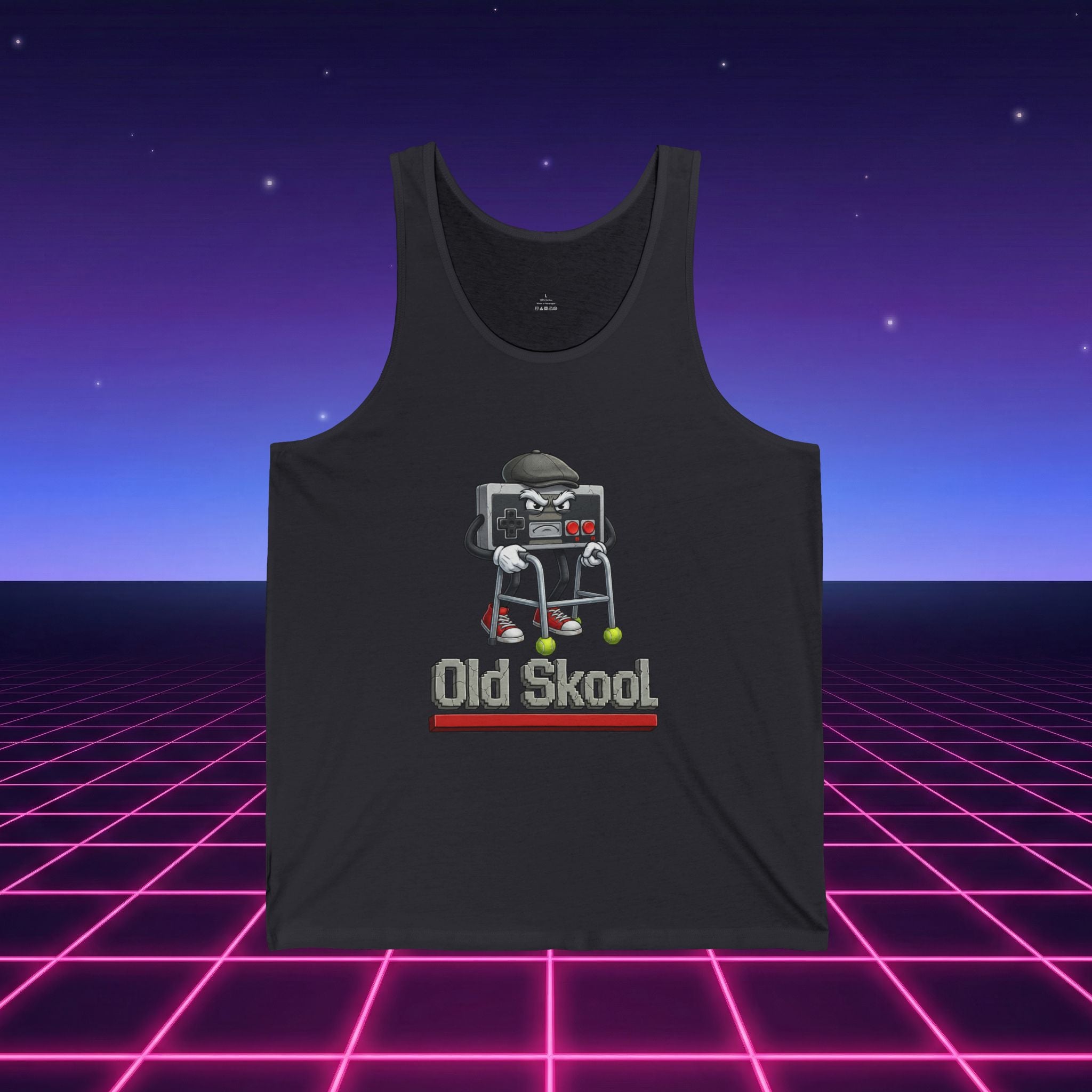 Old Skool Retro Gaming Tank Top – Vintage Controller Gamer Graphic Tank