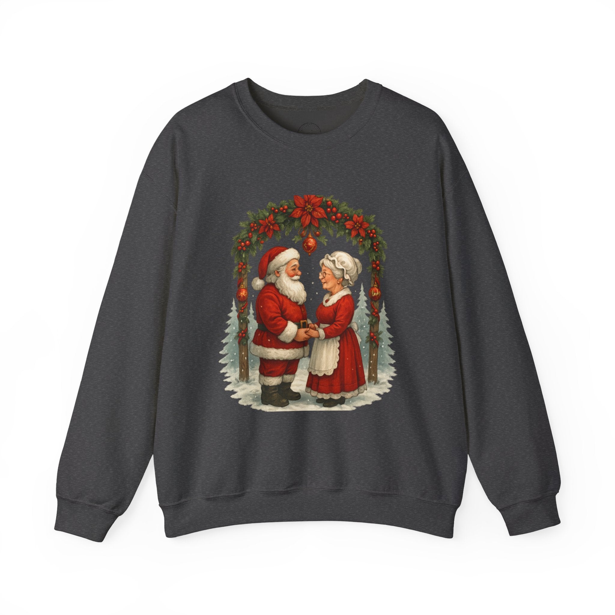 Santa & Mrs. Claus Christmas Wedding Arch T-Shirt & Sweatshirt