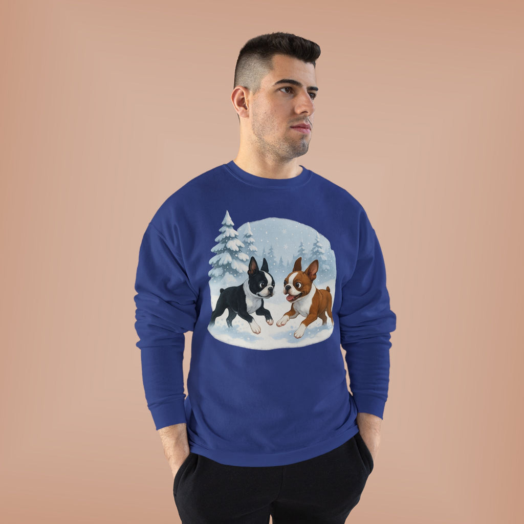 Boston Terriers Winter Wonderland Sweatshirt