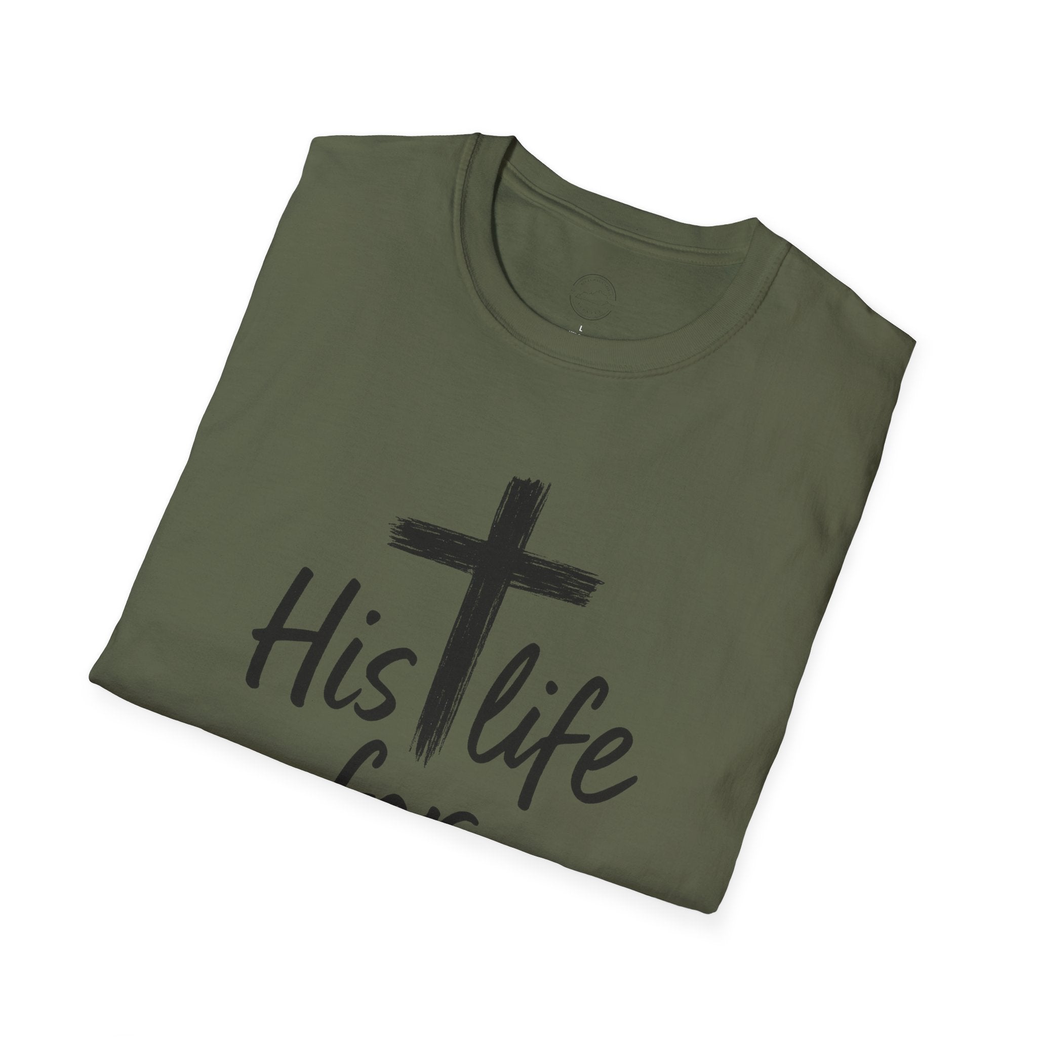 His Life for Mine Christian T-Shirt – Faith & Inspiration Tee