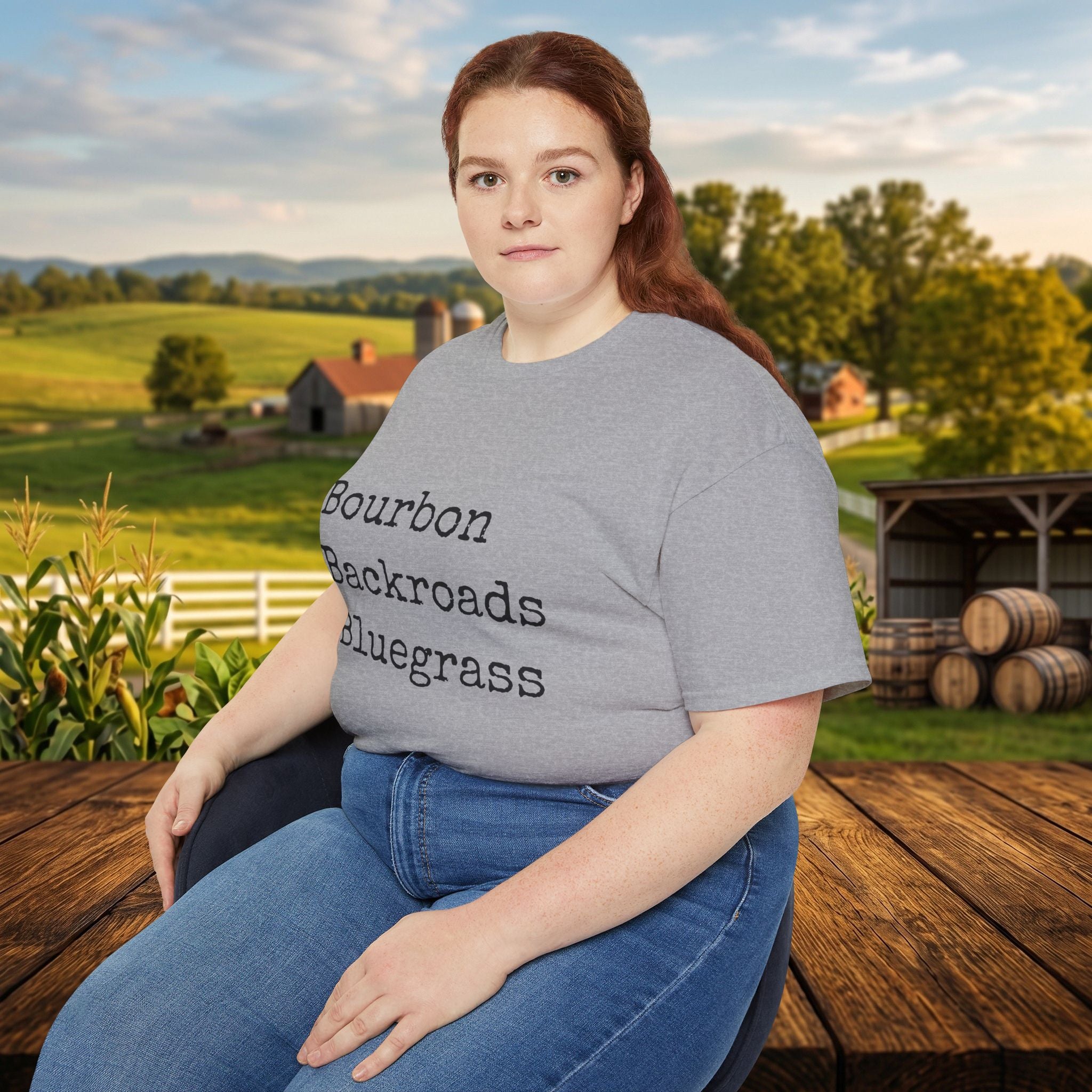 Bourbon Backroads Bluegrass Kentucky T-Shirt | Southern Comfort Graphic Tee