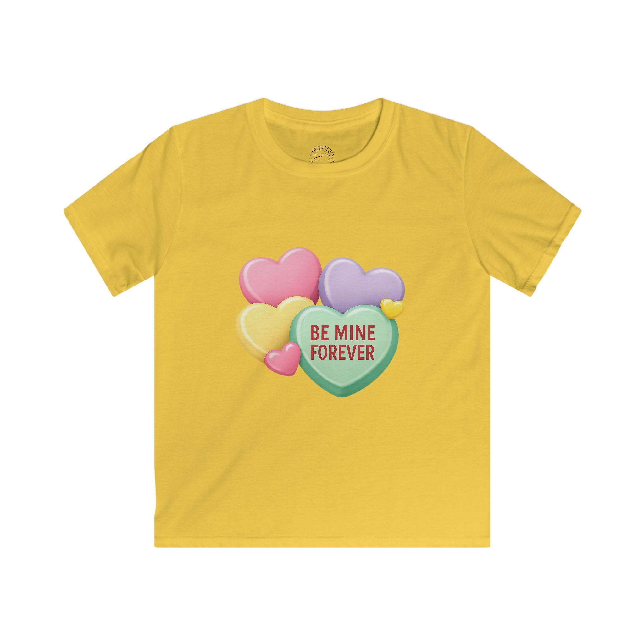 Be Mine Forever Kids Valentine’s Day Shirt – Cute Candy Heart Love Tee for Boys & Girls