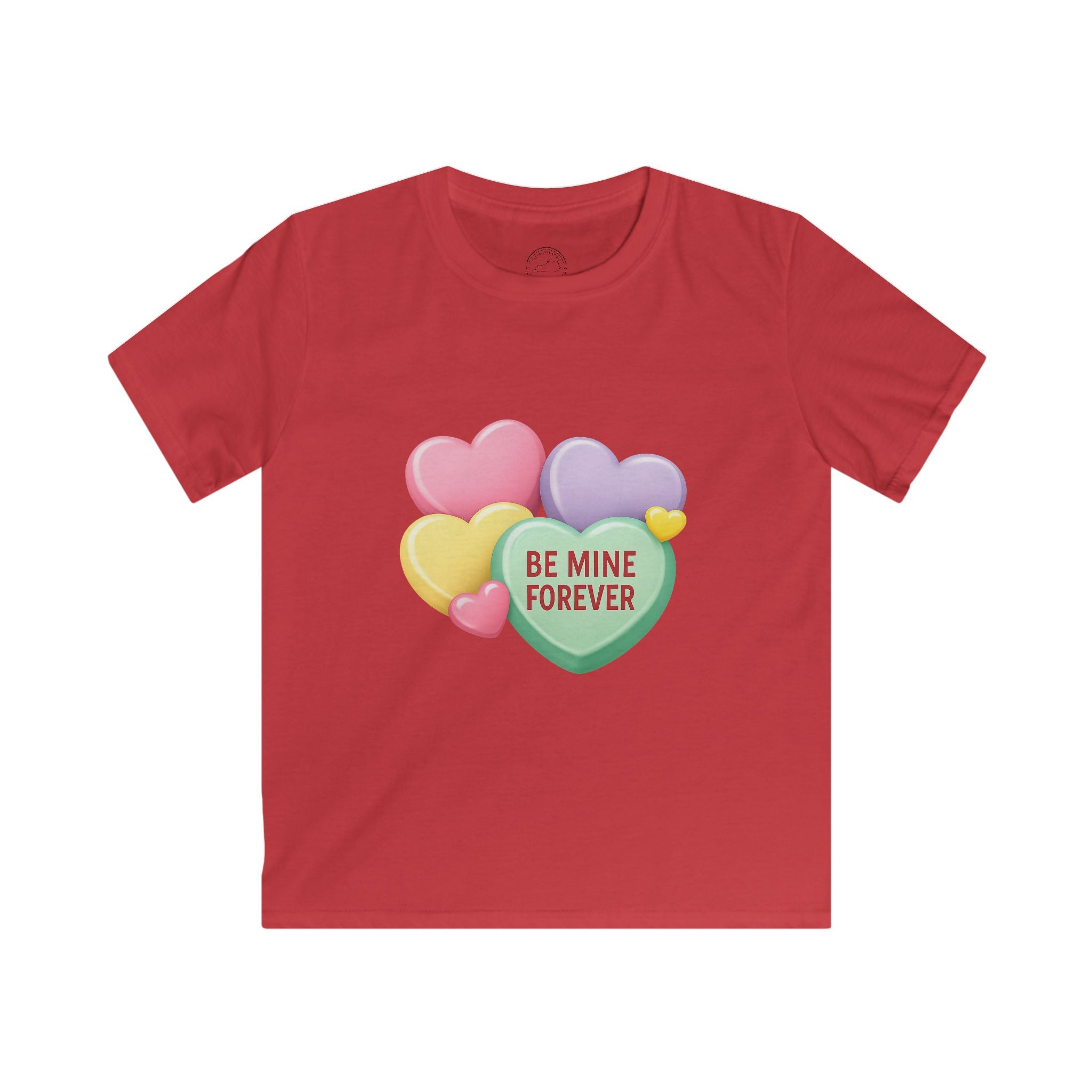 Be Mine Forever Kids Valentine’s Day Shirt – Cute Candy Heart Love Tee for Boys & Girls