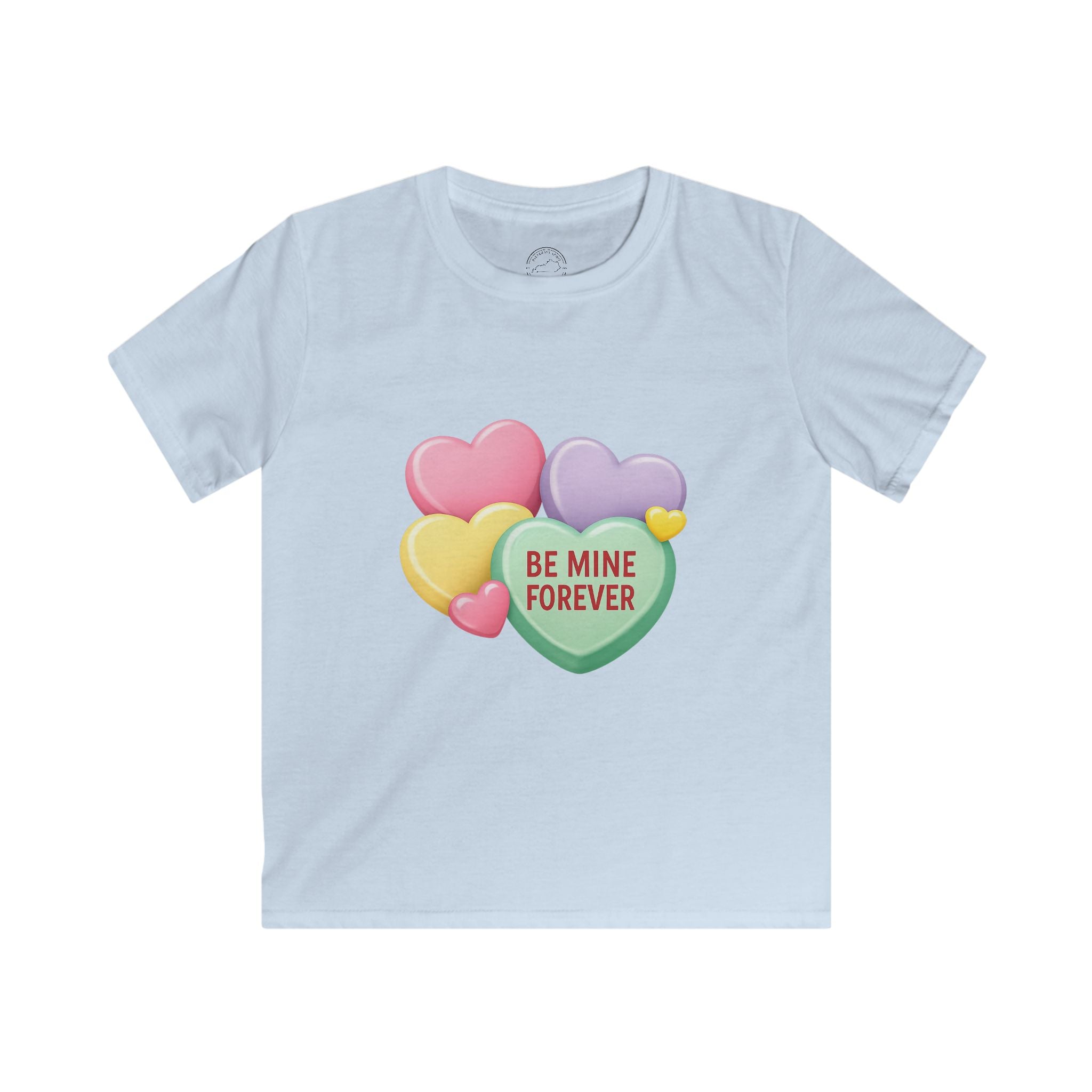 Be Mine Forever Kids Valentine’s Day Shirt – Cute Candy Heart Love Tee for Boys & Girls