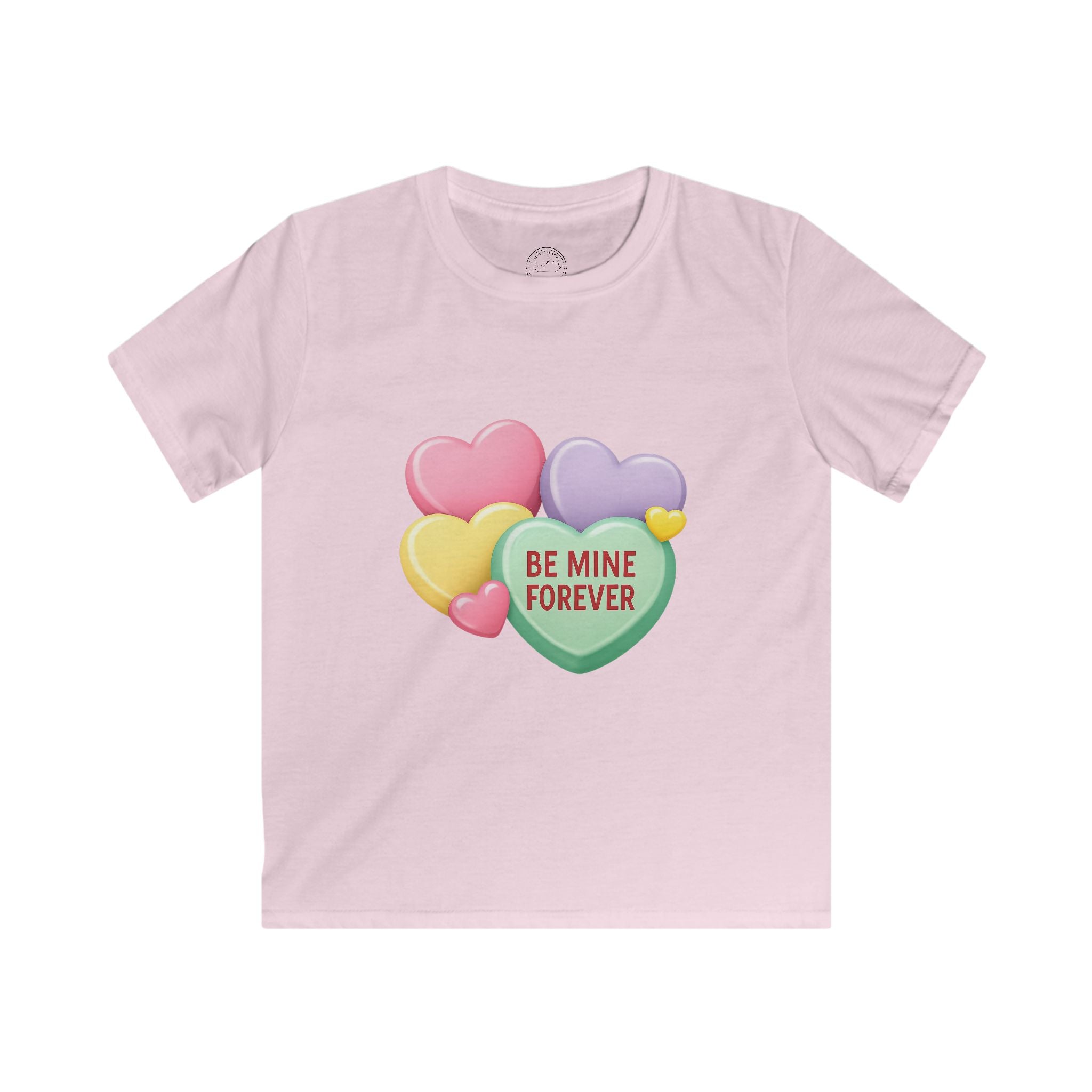 Be Mine Forever Kids Valentine’s Day Shirt – Cute Candy Heart Love Tee for Boys & Girls