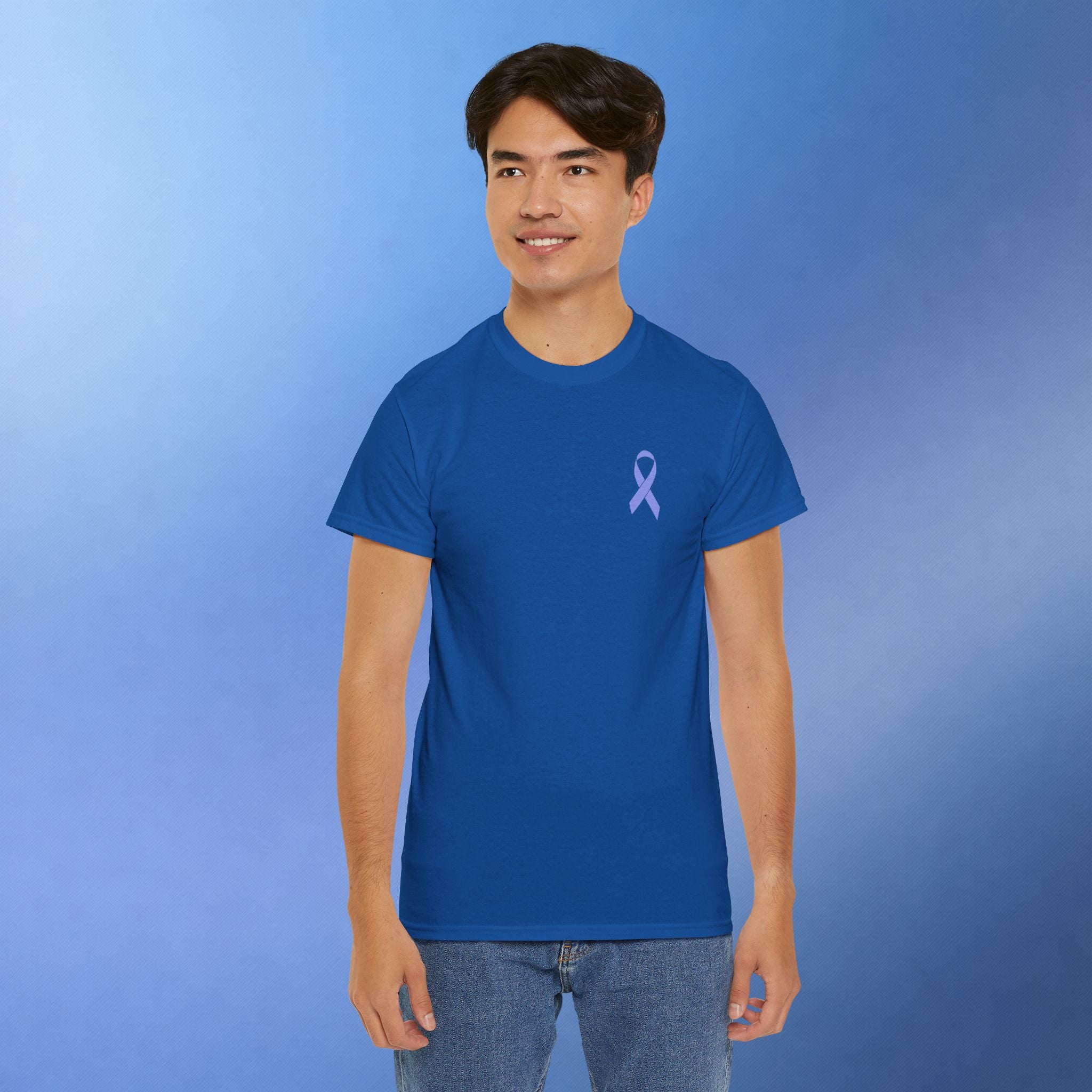Esophageal Cancer Awareness T-Shirt | This Is What Strength Looks Like Butterfly Ribbon Tee