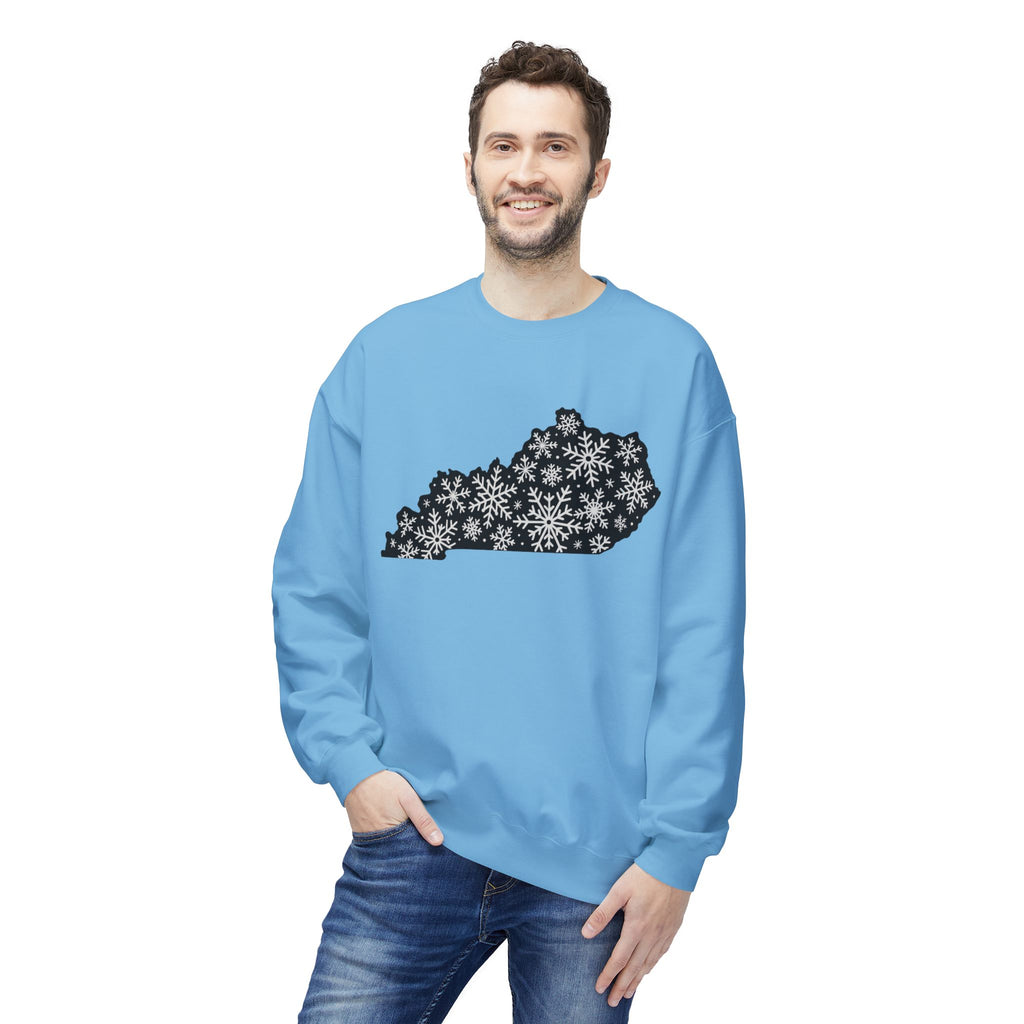 Snowflakes Over Kentucky Winter Sweatshirt
