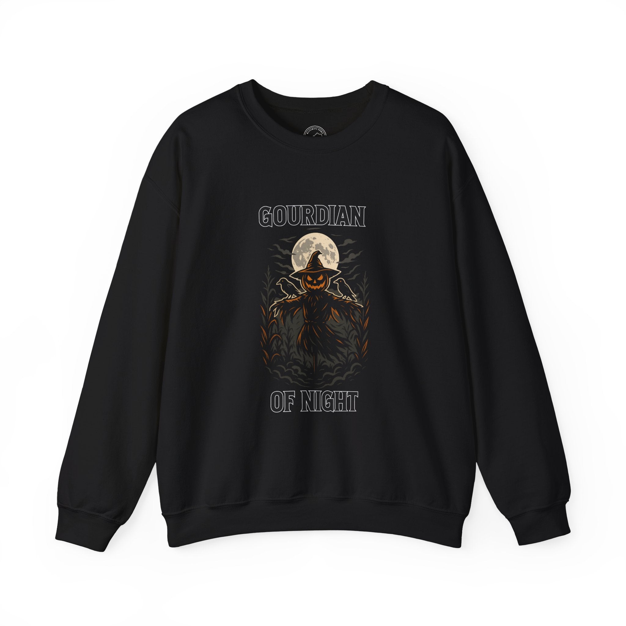 Gourdian of Night – Scarecrow Halloween Sweatshirt