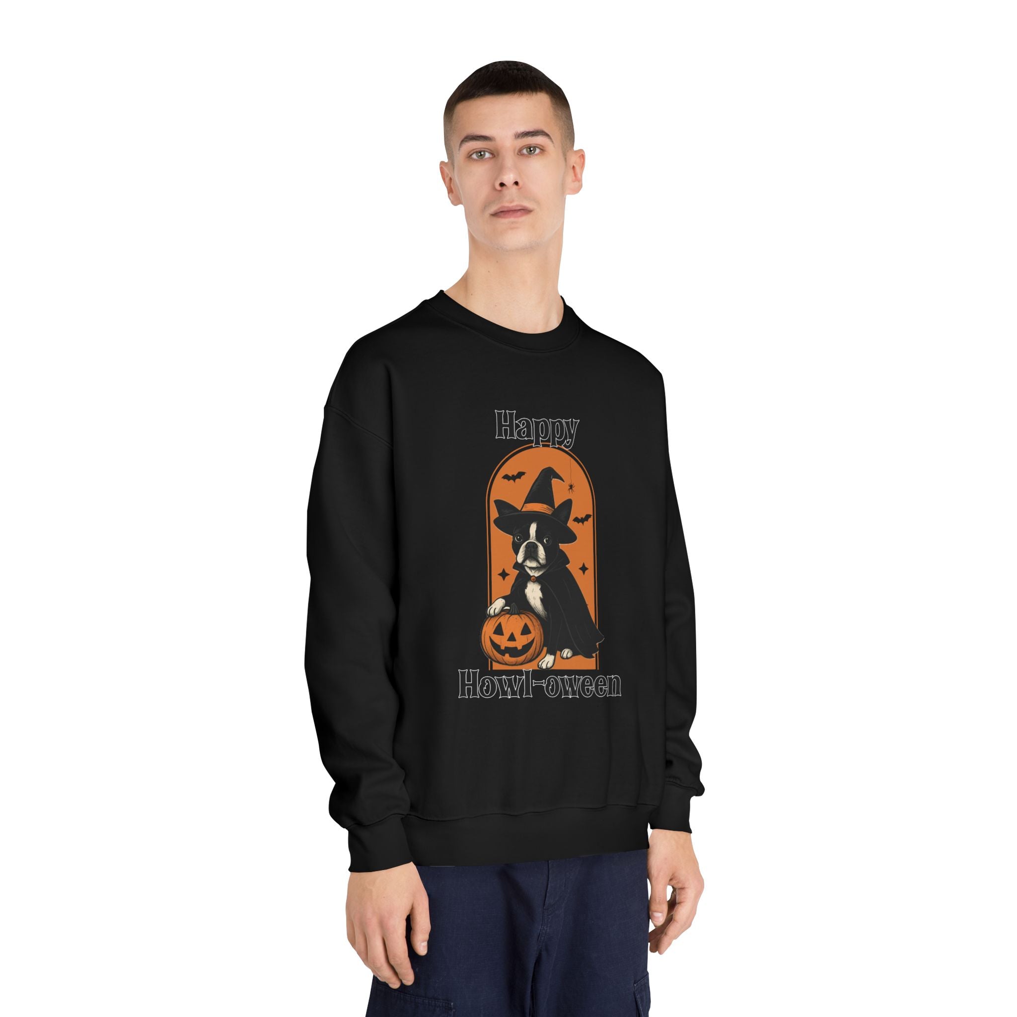 Happy Howl-Oween (Halloween Sweatshirt For Dog Lovers)