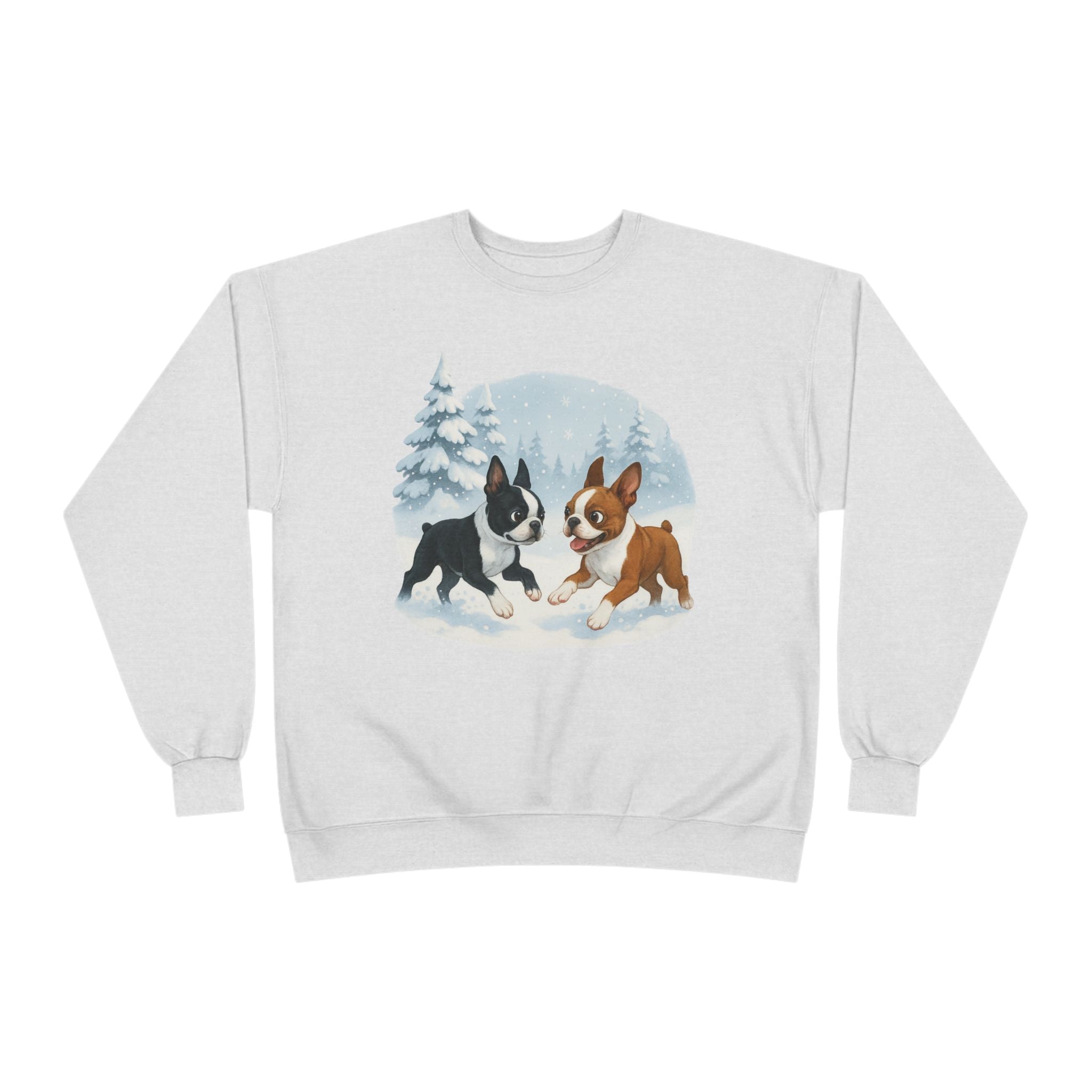 Boston Terriers Winter Wonderland Sweatshirt