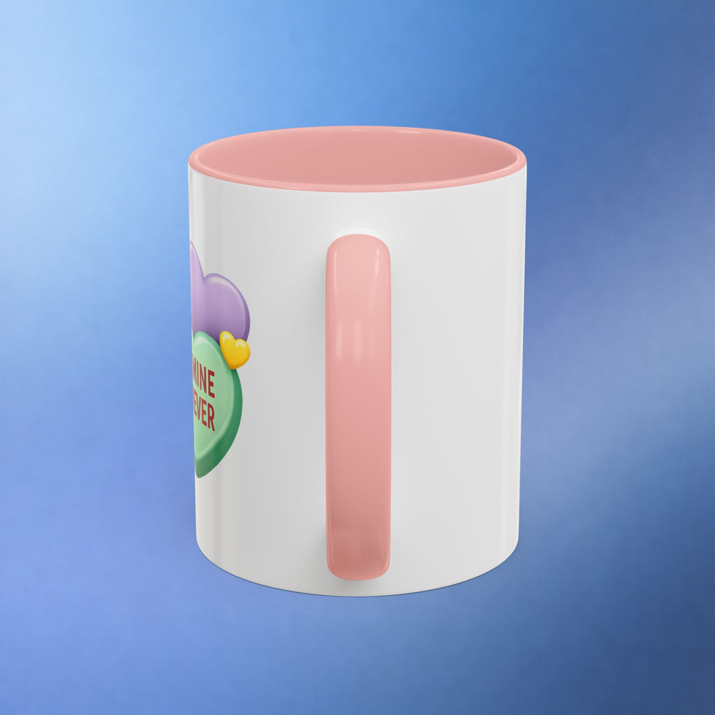 Be Mine Forever Valentine’s Day Mug – Cute Candy Heart Coffee Cup | Romantic Gift for Him or Her