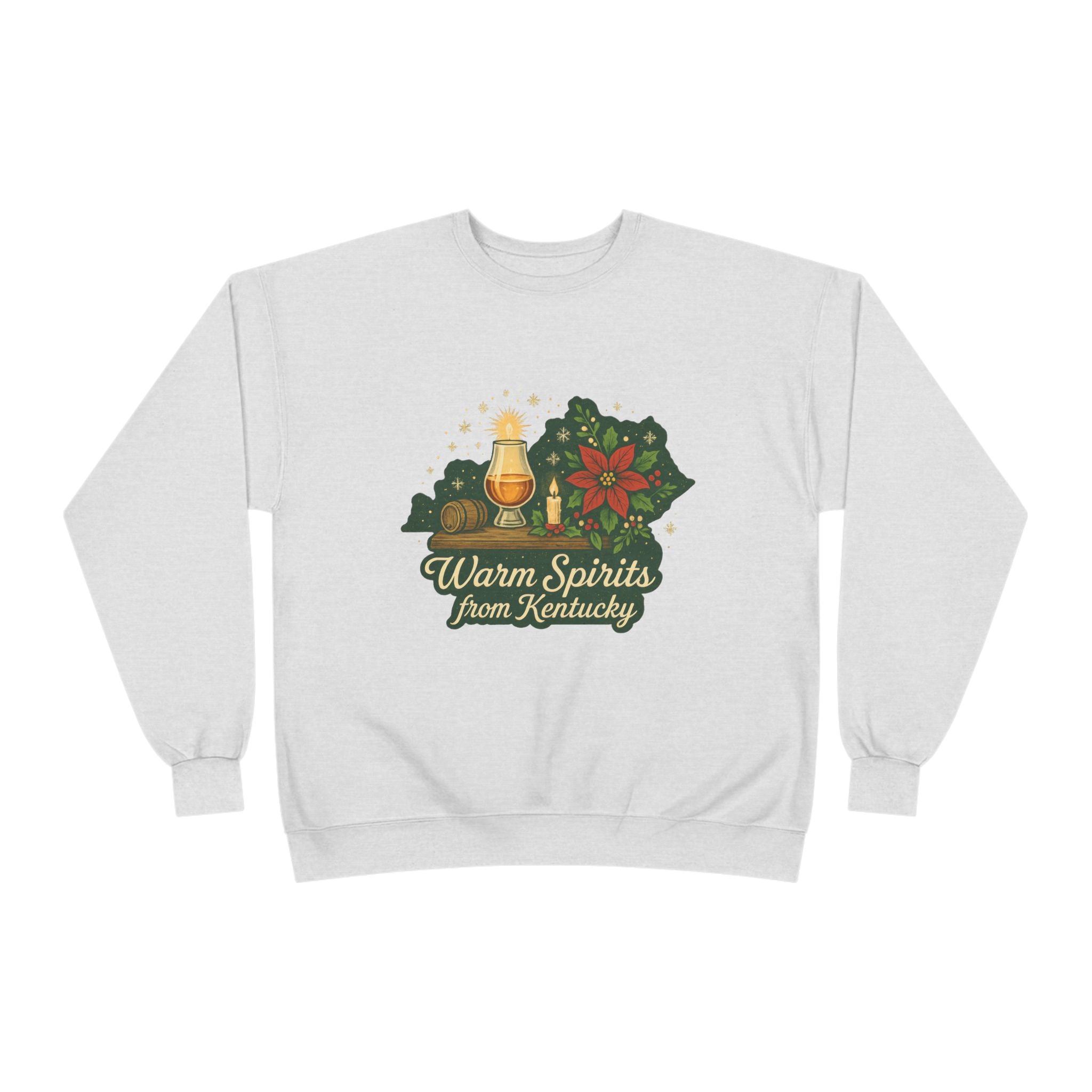 Warm Spirits from Kentucky - Christmas Sweatshirt