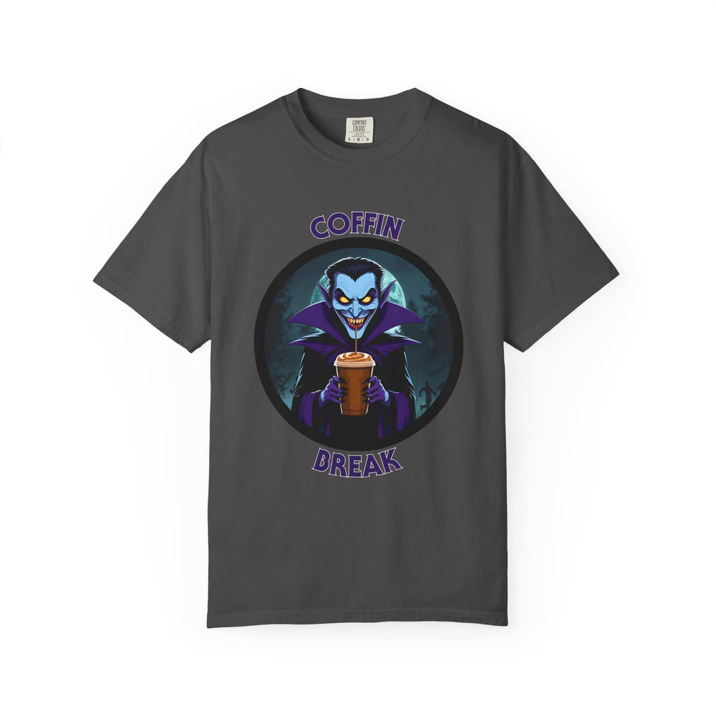 Coffin Break T-shirt (Even vampires need caffeine)