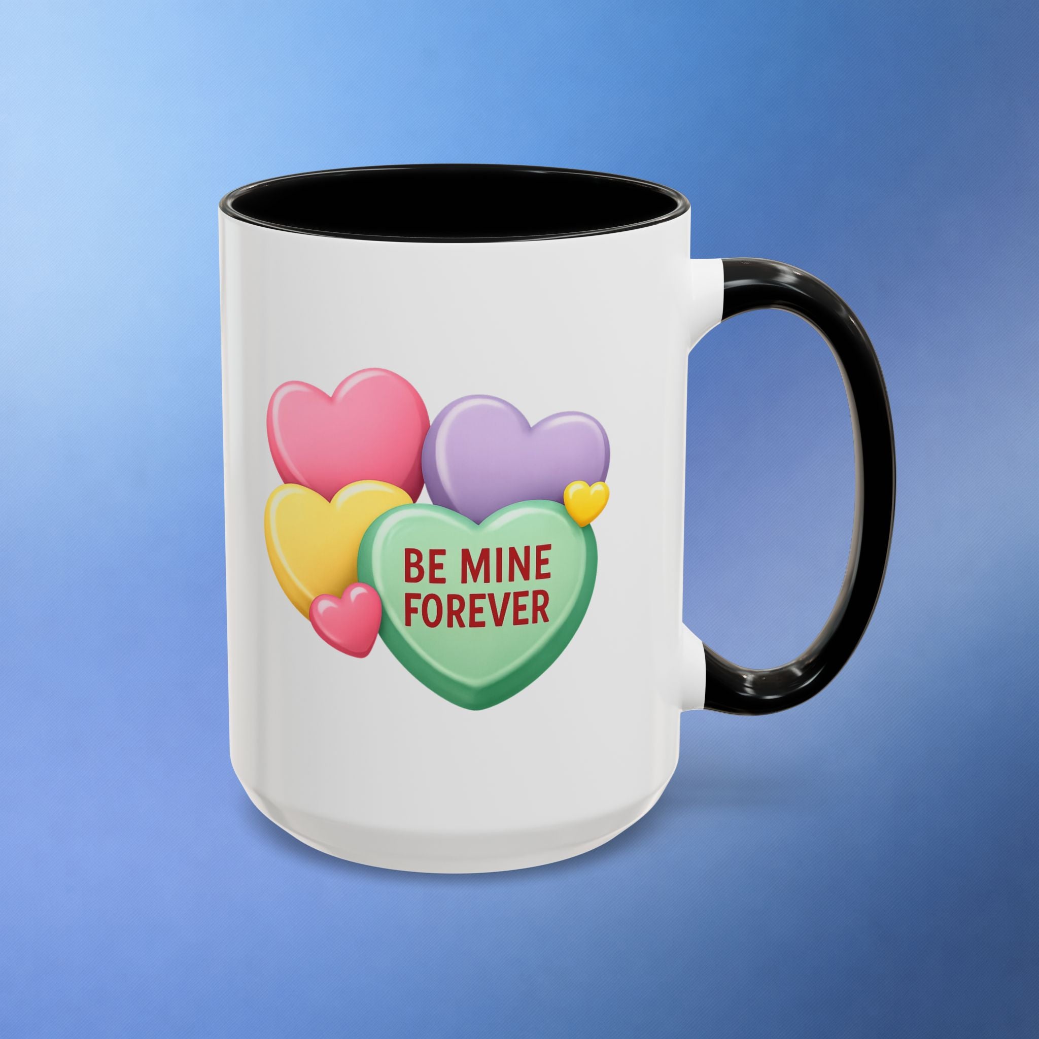 Be Mine Forever Valentine’s Day Mug – Cute Candy Heart Coffee Cup | Romantic Gift for Him or Her