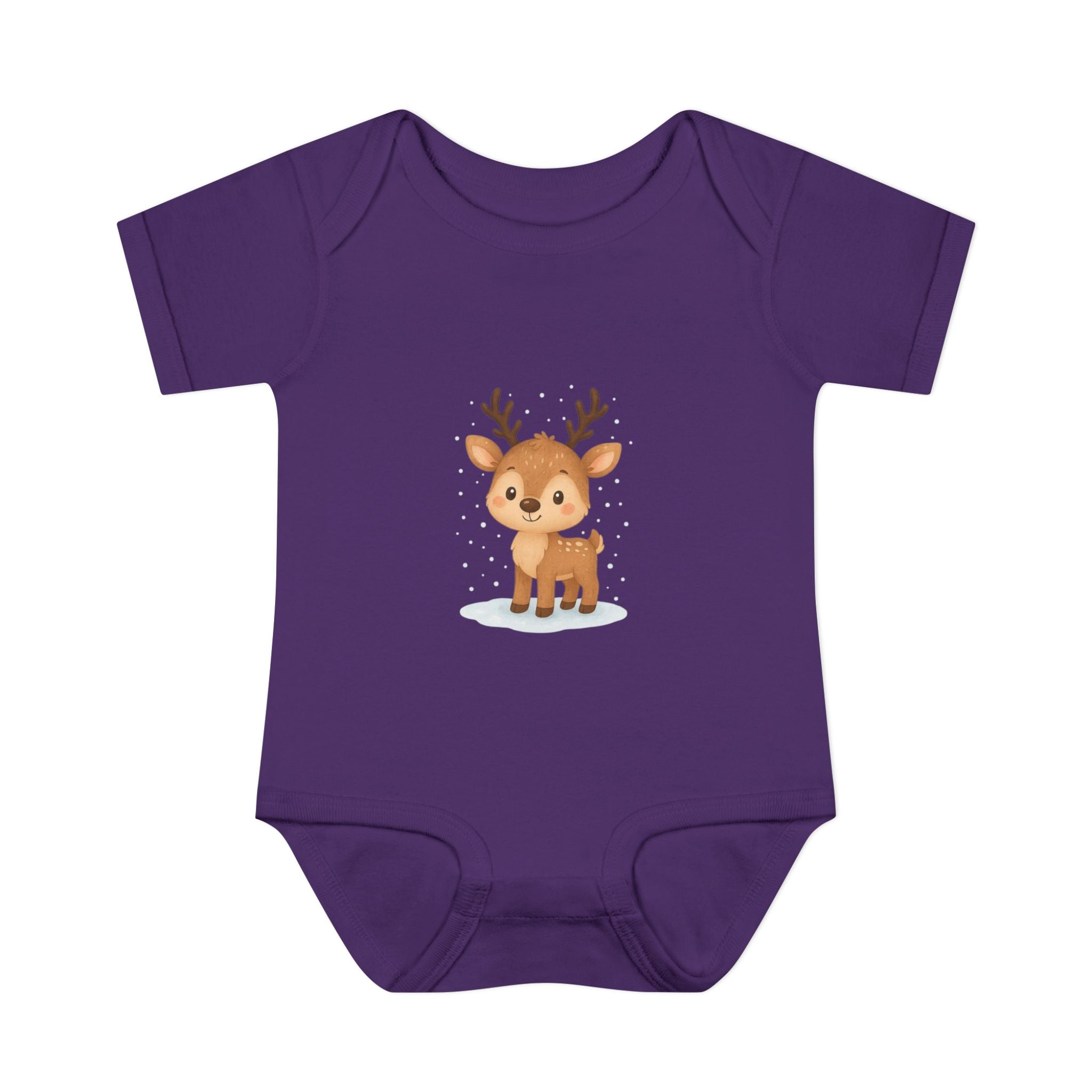 Cute Baby Reindeer Christmas Bodysuit – Holiday Infant One-Piece