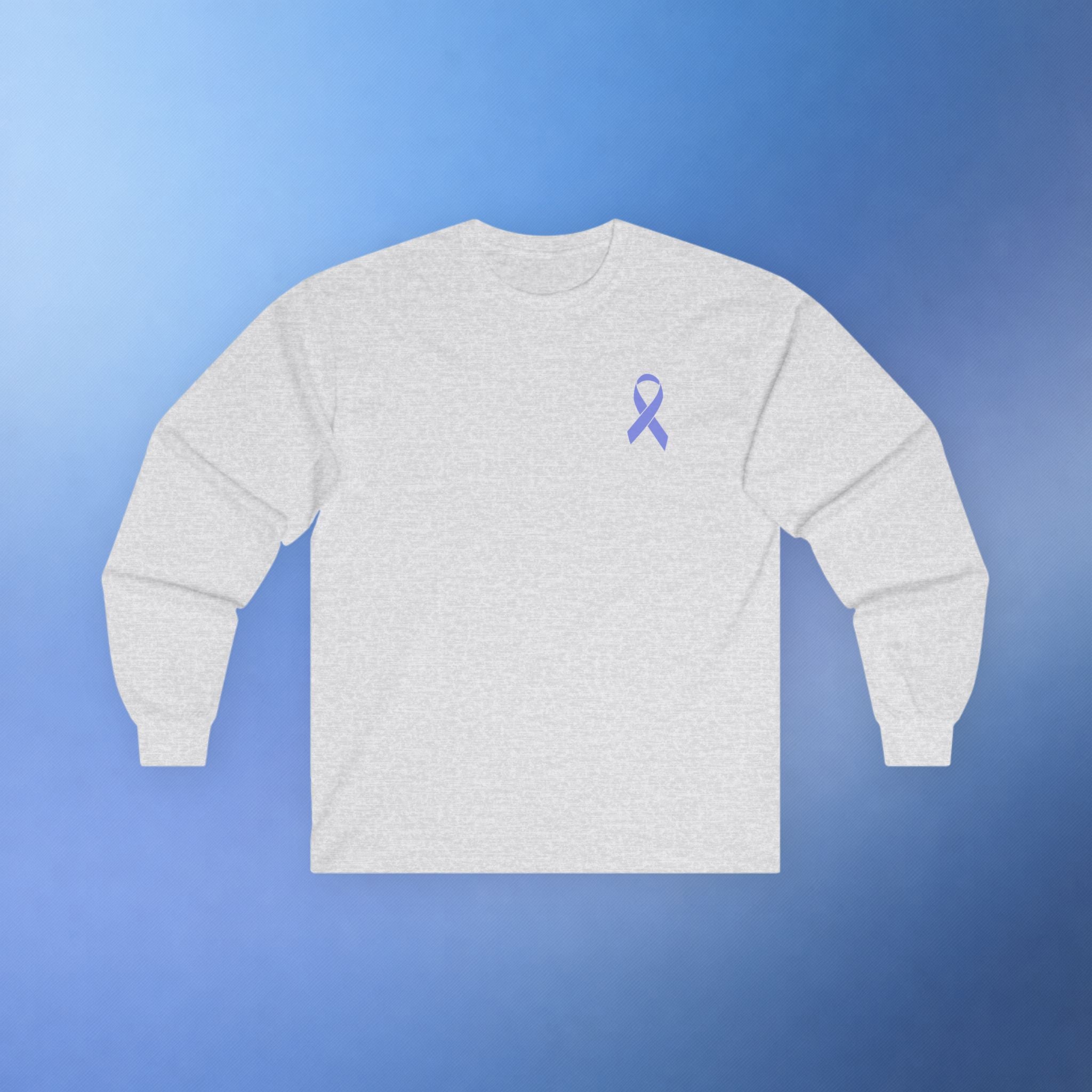 Esophageal Cancer Awareness Long Sleeve T-Shirt | This Is What Strength Looks Like Butterfly Ribbon Shirt