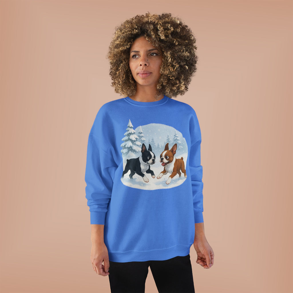 Boston Terriers Winter Wonderland Sweatshirt